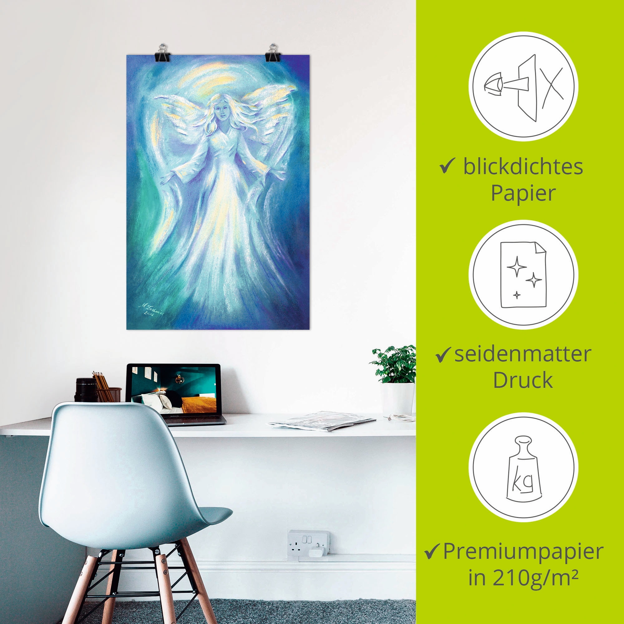 Artland Wandbild »Engel der Liebe«, Religion, (1 St.), als Leinwandbild, Poster, Wandaufkleber in verschied. Größen