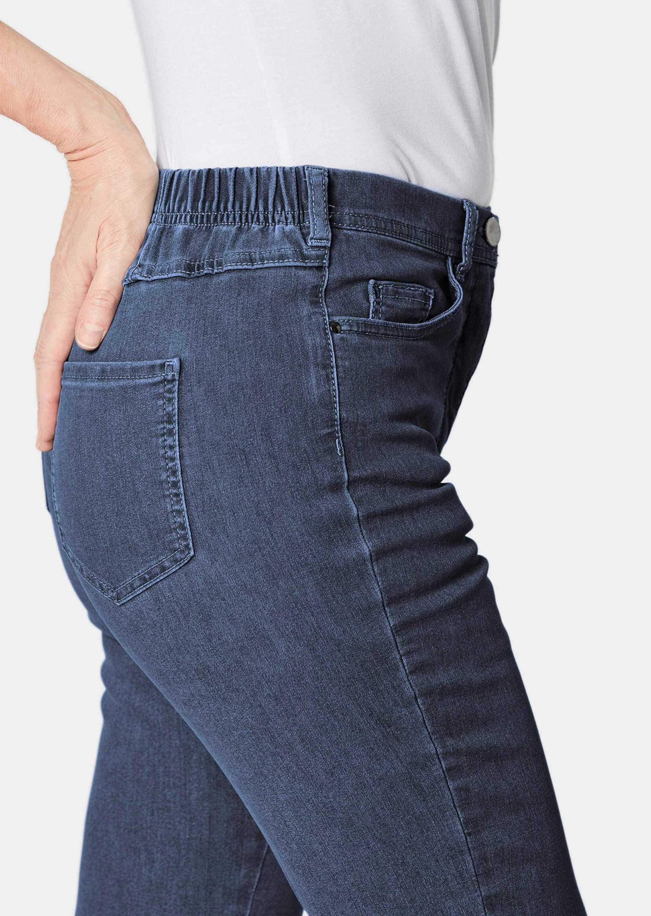 GOLDNER Regular-fit-Jeans »Kurzgröße Damen Jeans Slim Fit LOUISA mit Stretch-Anteil«