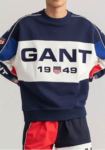 Gant Sweatshirt »D1. RETRO SHIELD BLOCK C-NECK« kaufen