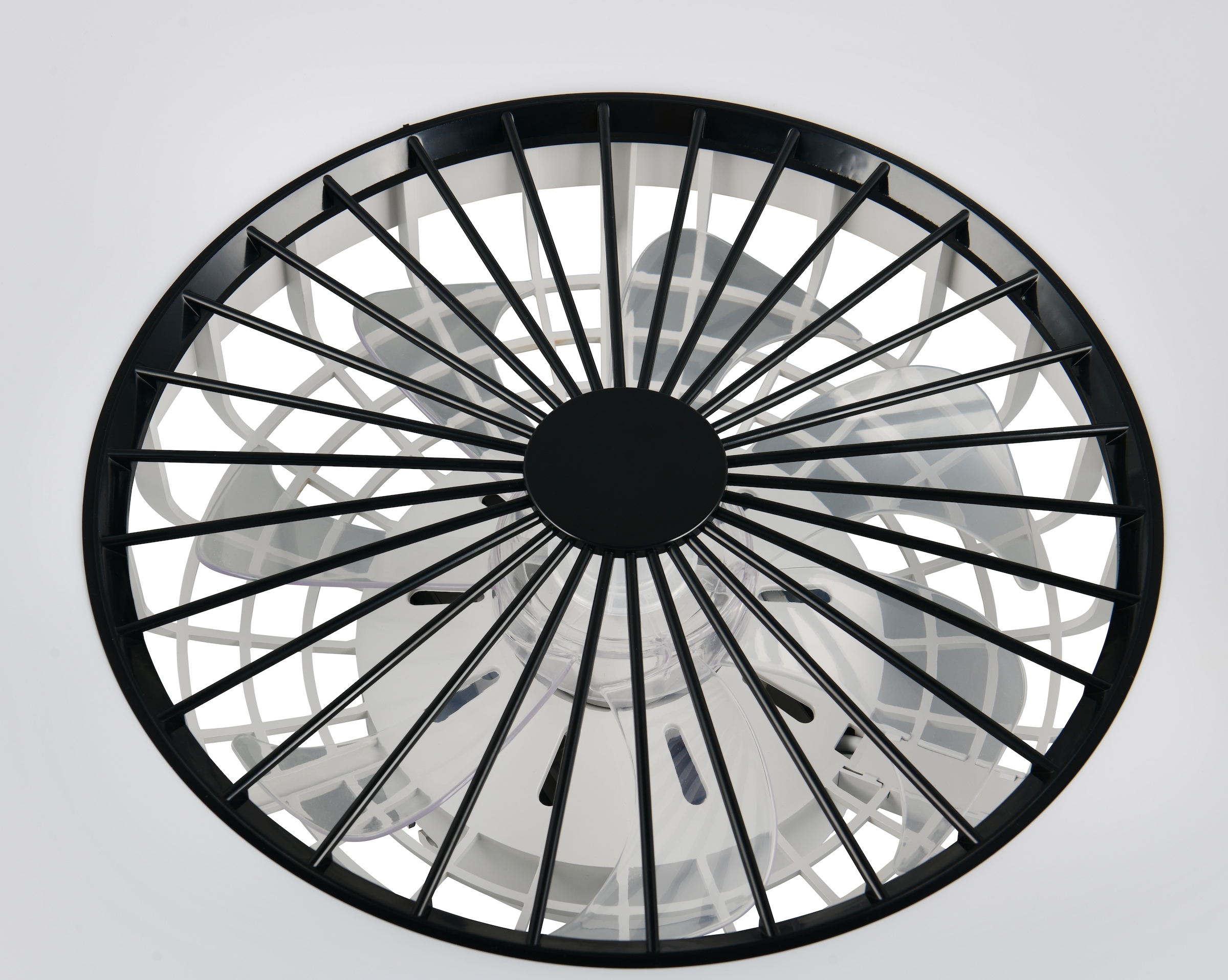 REALITY Leuchten LED Deckenleuchte »SVAERHOLT mit Ventilator, großer Deckenventilator Ø 60cm mit RGB Licht« LED-Board 1 Stk. RGB | warmweiß - kaltweiß 5-Stufen Ventilator Fernbedienung RGB Farbwechsel 4500 Lumen CCT