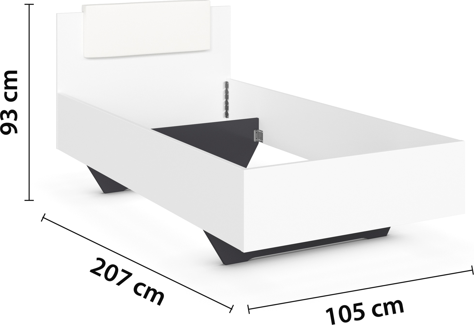 rauch Schlafzimmer-Set »Komplettzimmer Komplettschlafzimmer Schlafzimmer-Set (3-St.) MAIKA«, (Set, 3 tlg.), Schrank 3 Breiten, 2 Höhen, Bett 100 cm, Nachttisch MADE IN GERMANY