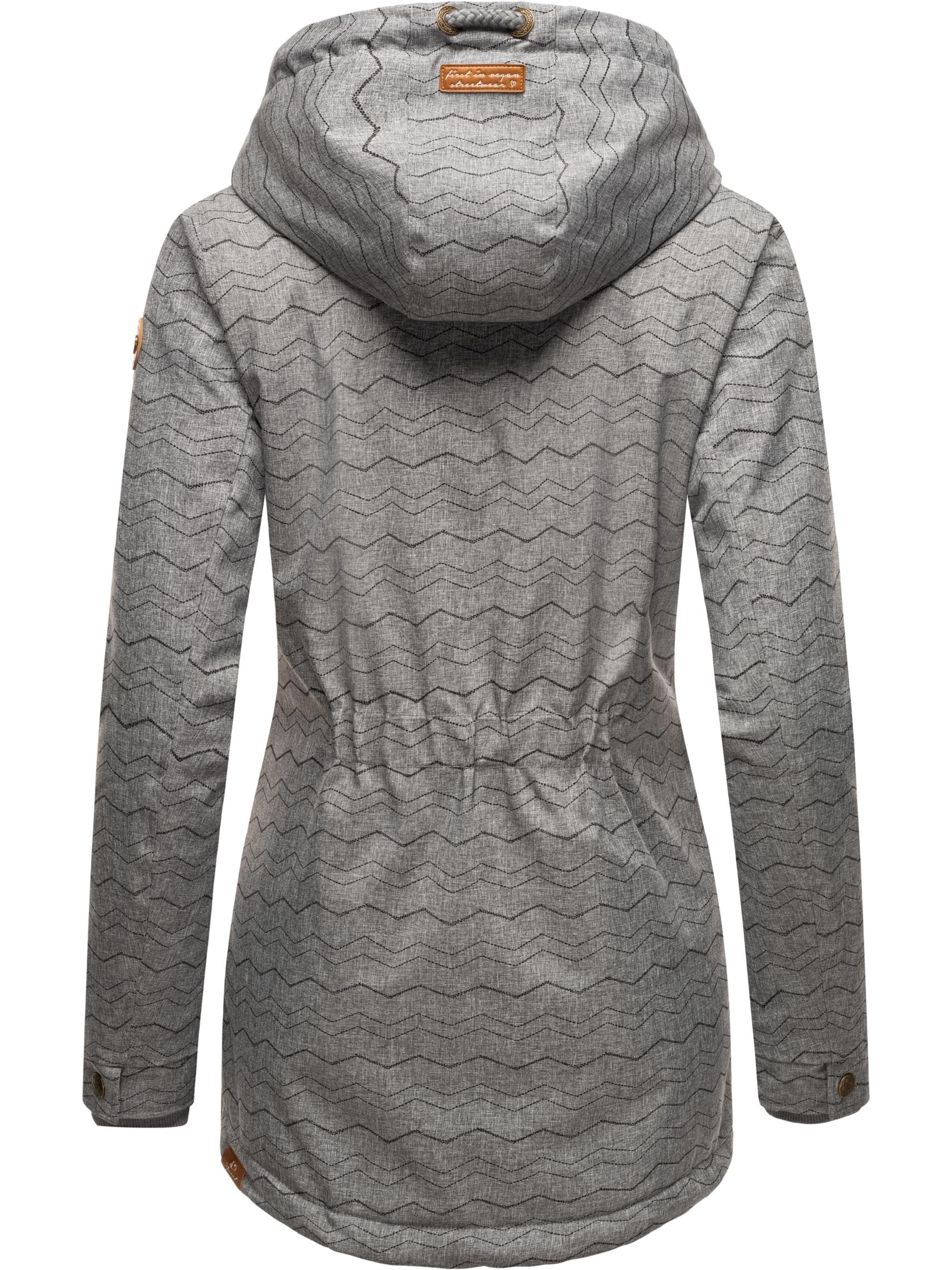 Ragwear Winterjacke »Winterjacke Zuzka Winter«, mit Kapuze, Wasserdichter Winterparka mit Teddyfleece Innenfutter