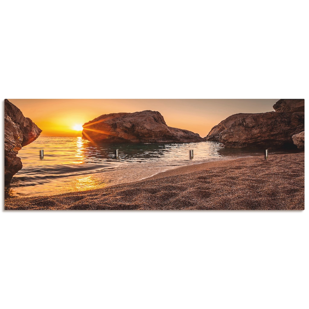 Artland Hakenleiste »Sonnenuntergang und Strand«