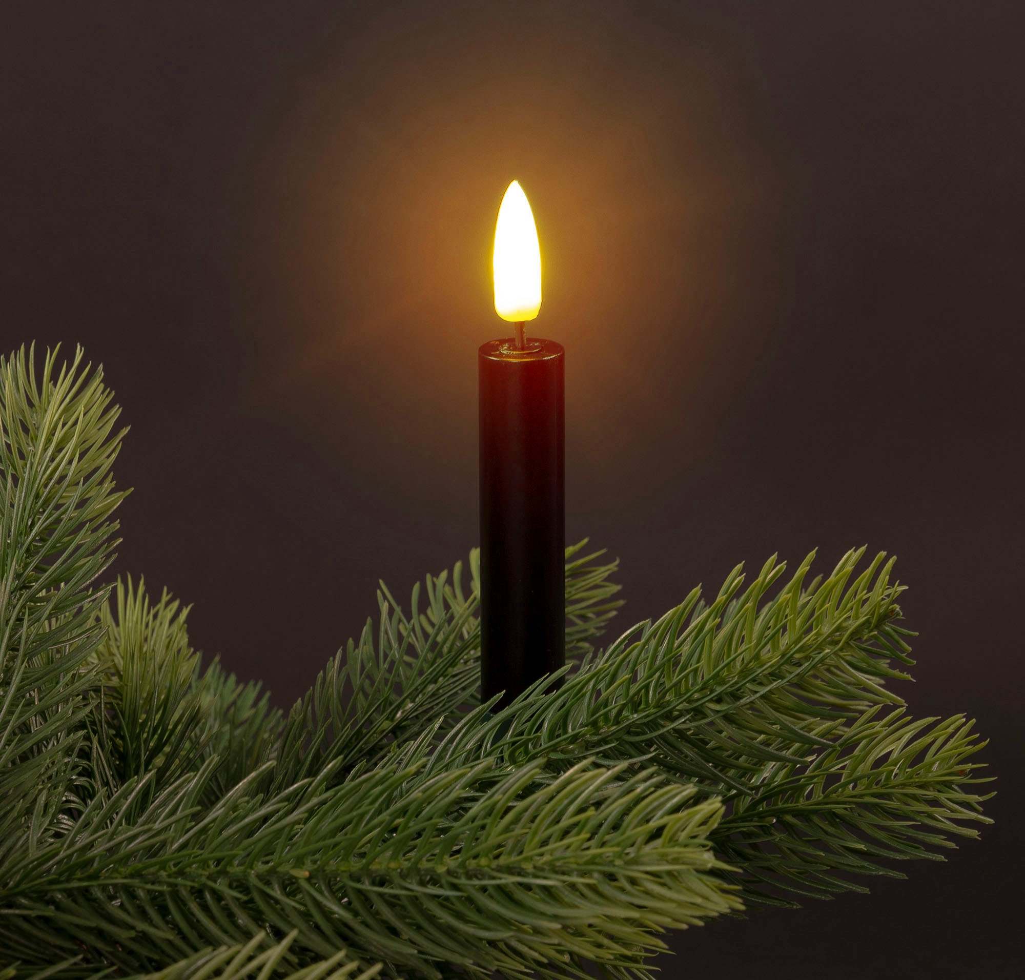 andas LED-Christbaumkerzen »Bjarne, 25 Dimm-/Flacker- cm«, ca. Kerzen OTTO Christbaumschmuck 25 11,5 Höhe St.-flammig, im Online Shop mit Timerfunktion Weihnachtsdeko, mit kabellos und 3D-Flamme