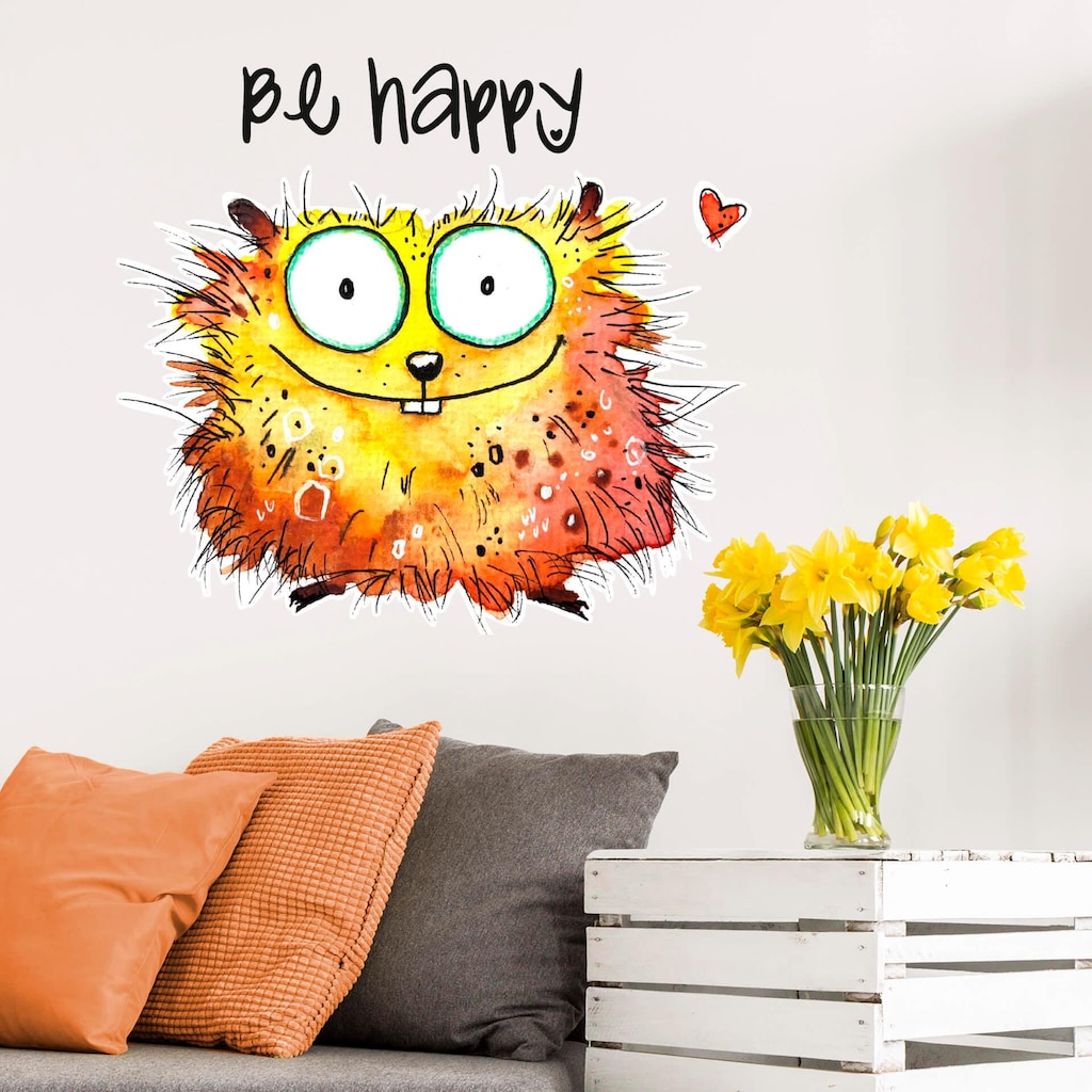 Wall-Art Wandtattoo »Happy Hamster«
