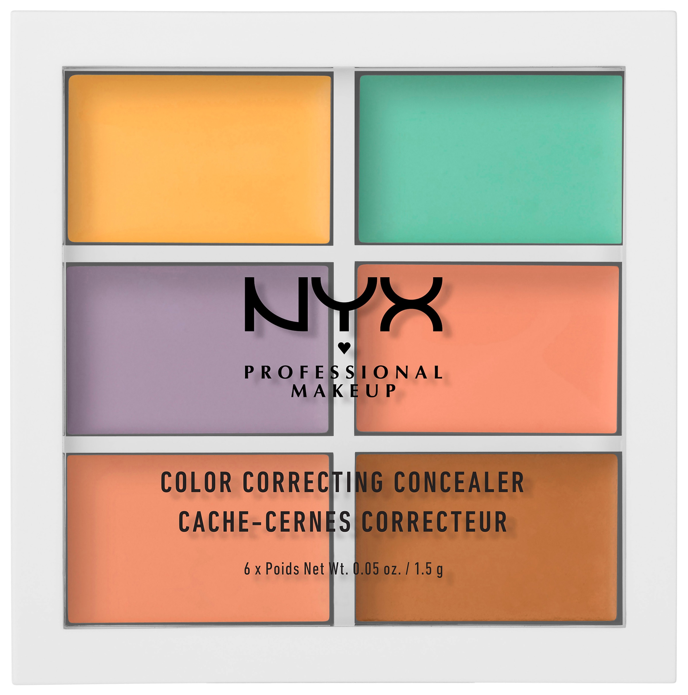 NYX PROFESSIONAL MAKEUP Concealer »Color Correcting Palette« ideal zum Abdecken von Hautunreinheiten und Farbunebenheiten