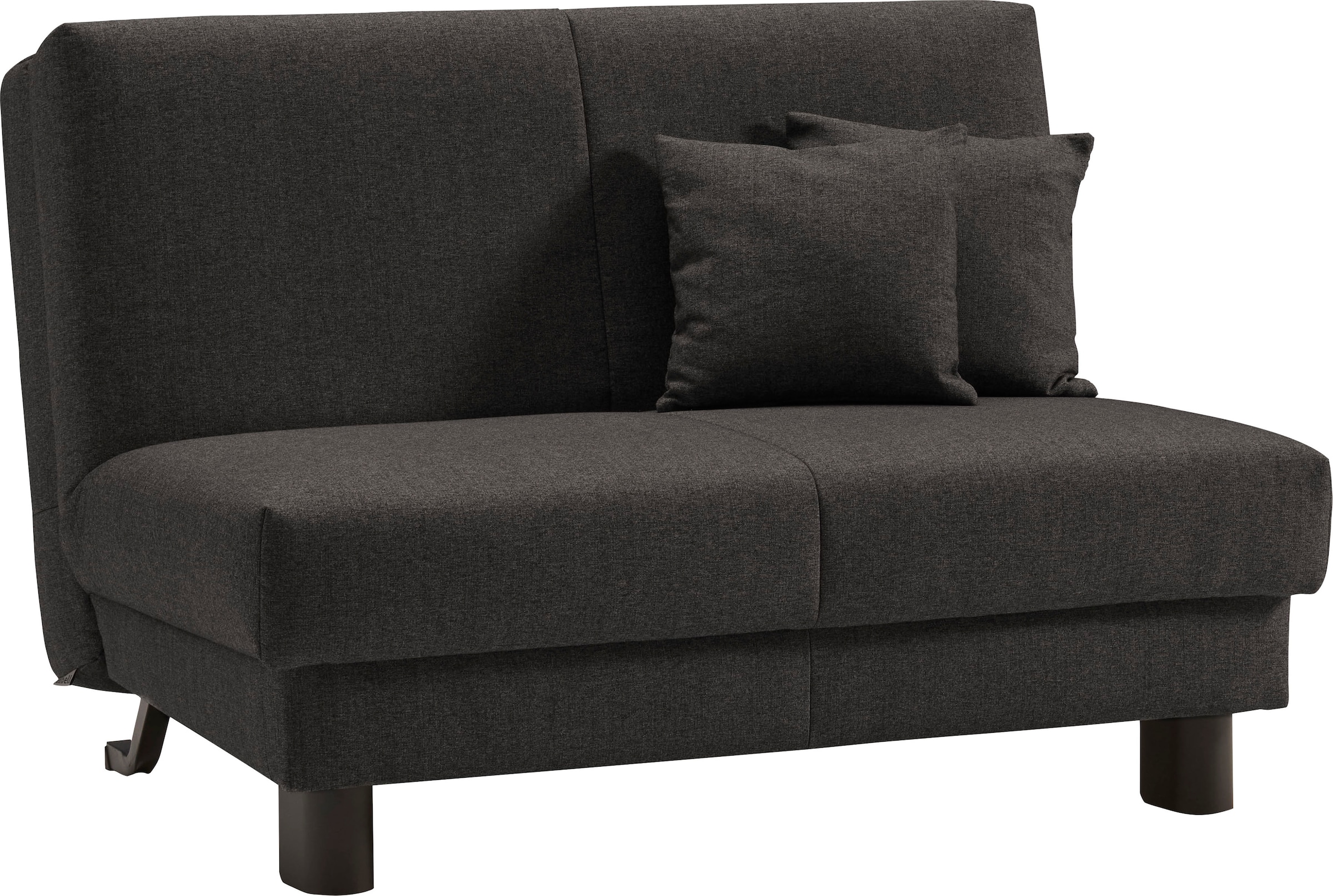 ell + ell Schlafsofa »Enny« Liegefläche Breite 120 oder 140 cm, Liegehöhe 40 cm, Füße schwarz