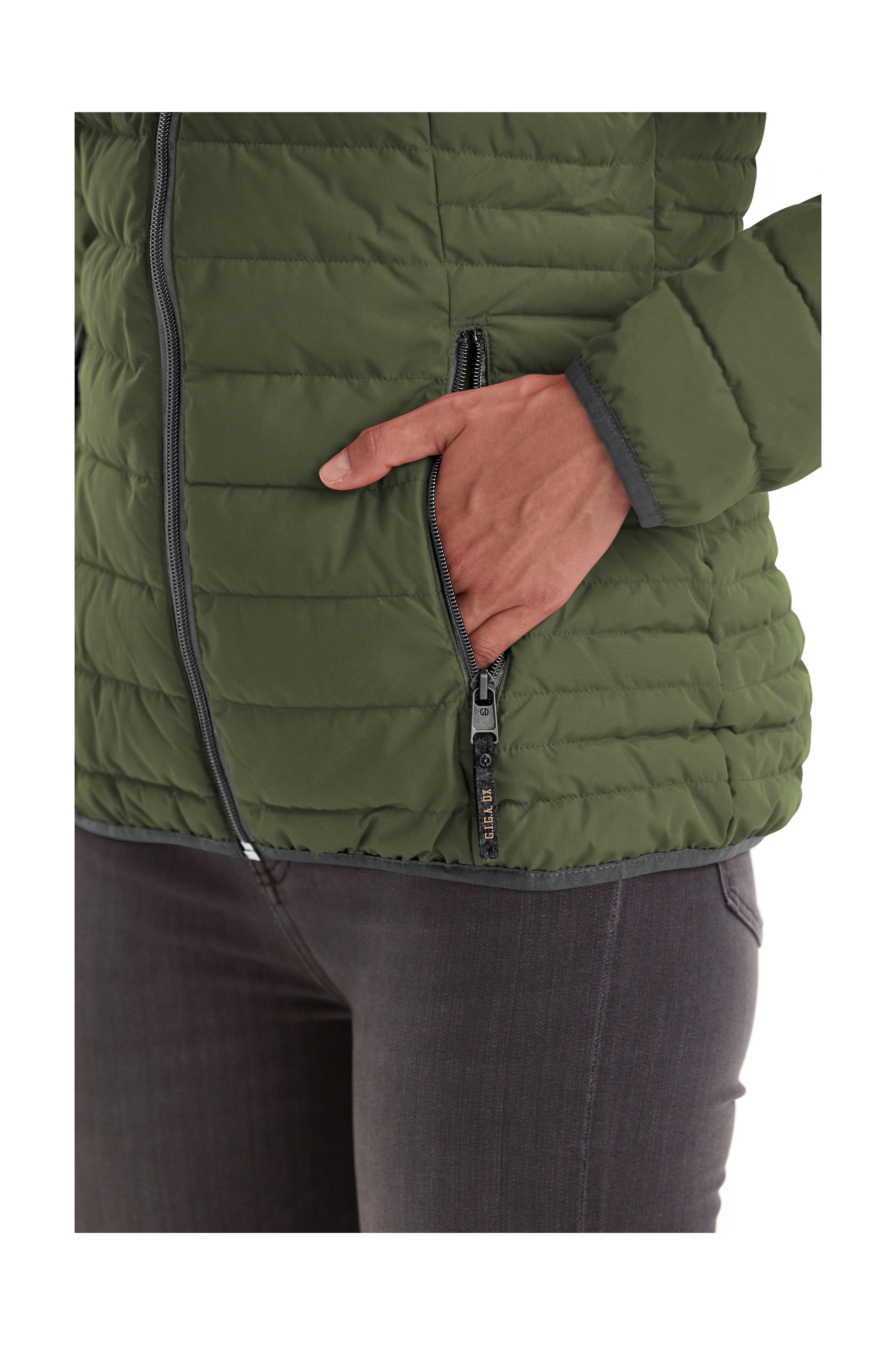 G.I.G.A. DX by killtec Steppjacke »Ventoso WMN Quilted JCKT D«, Leichte Jacke, wind- und wasserabweisend, mit abzippbarer Kapuze