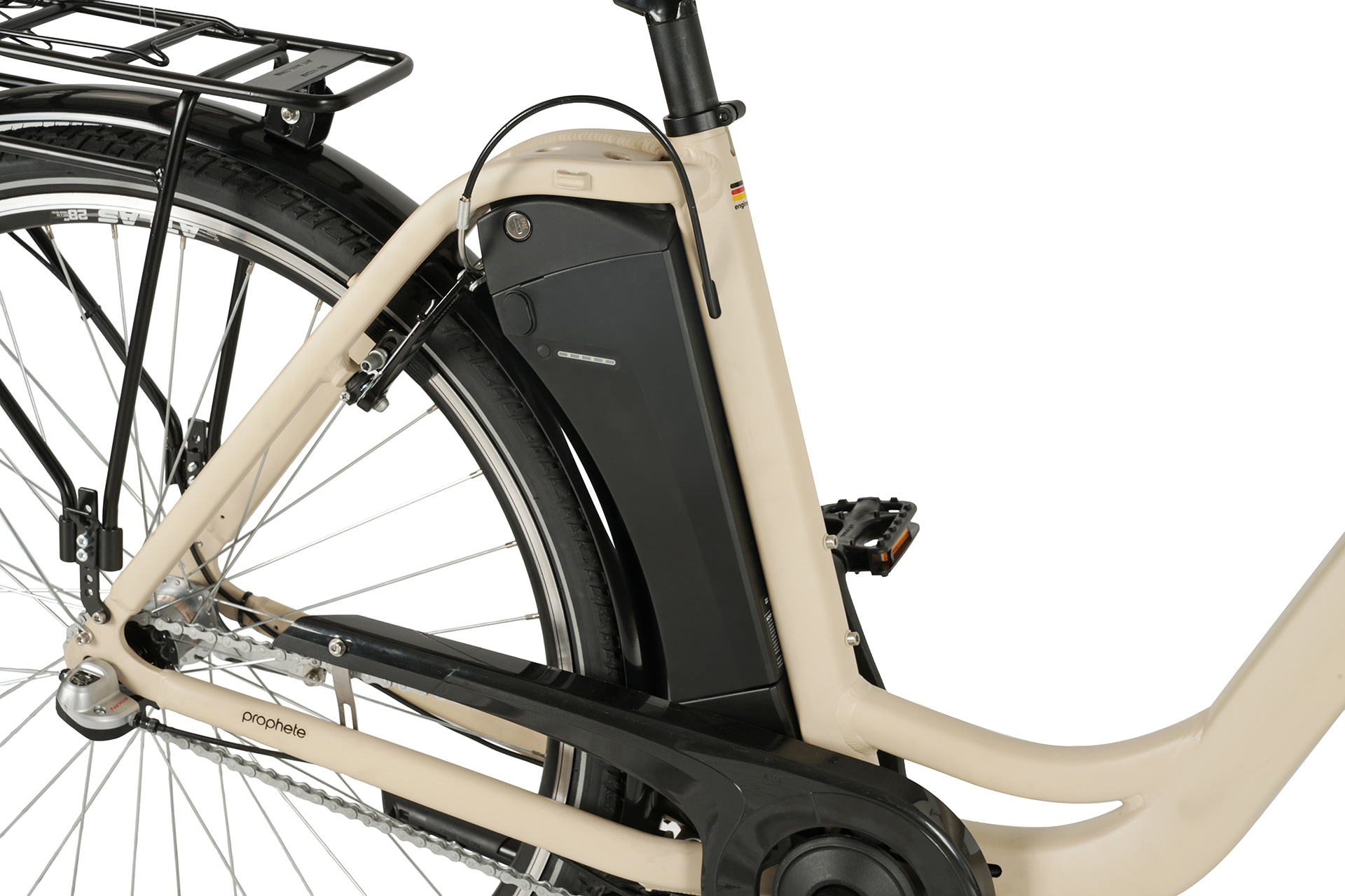 Prophete »Prophete Geniesser 1.0« 3 Gang Shimano Nexus Schaltwerk Nabenschaltung Frontmotor 250 W