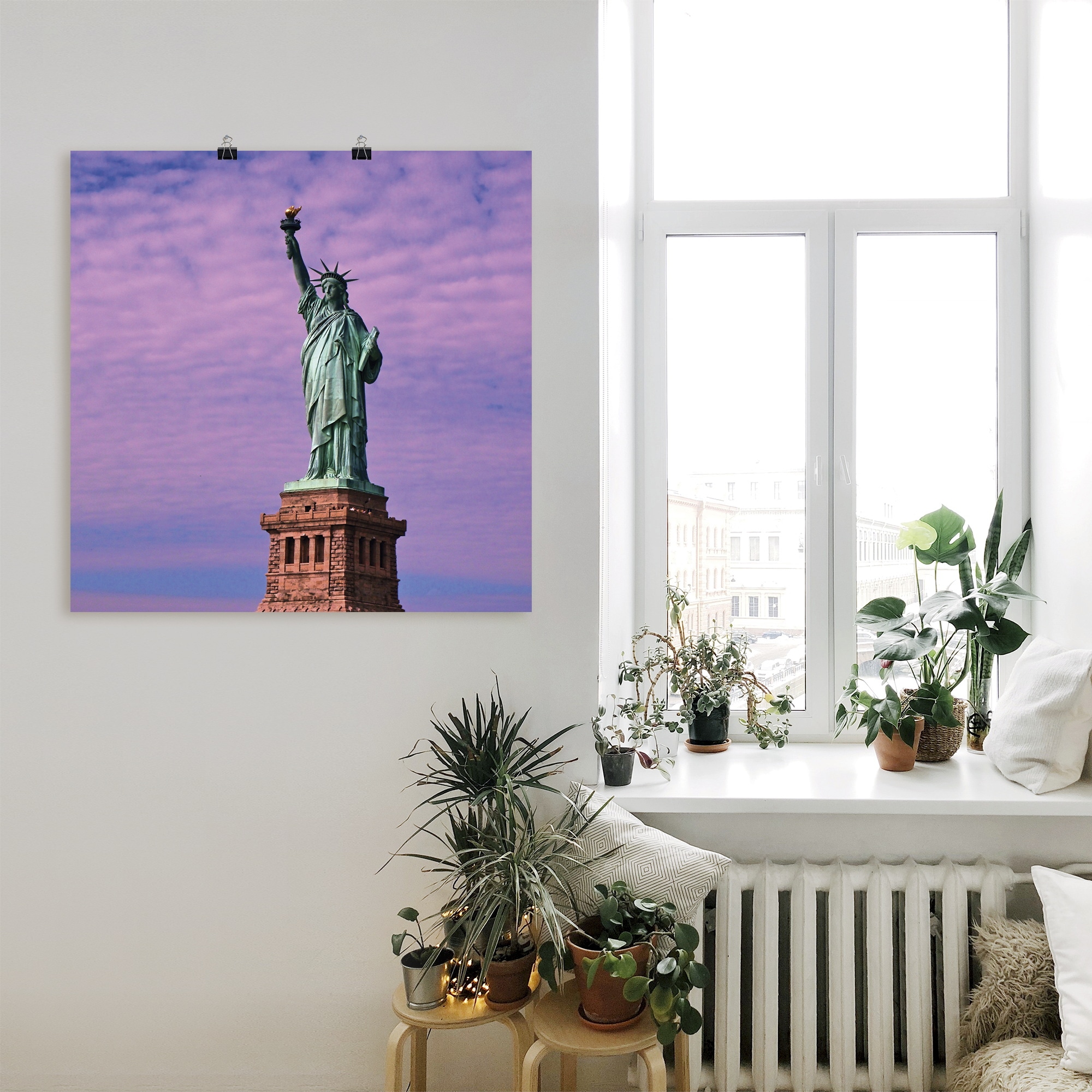 Artland Wandbild »Freiheitsstatue«, Amerika, (1 St.), als Leinwandbild, Poster in verschied. Größen