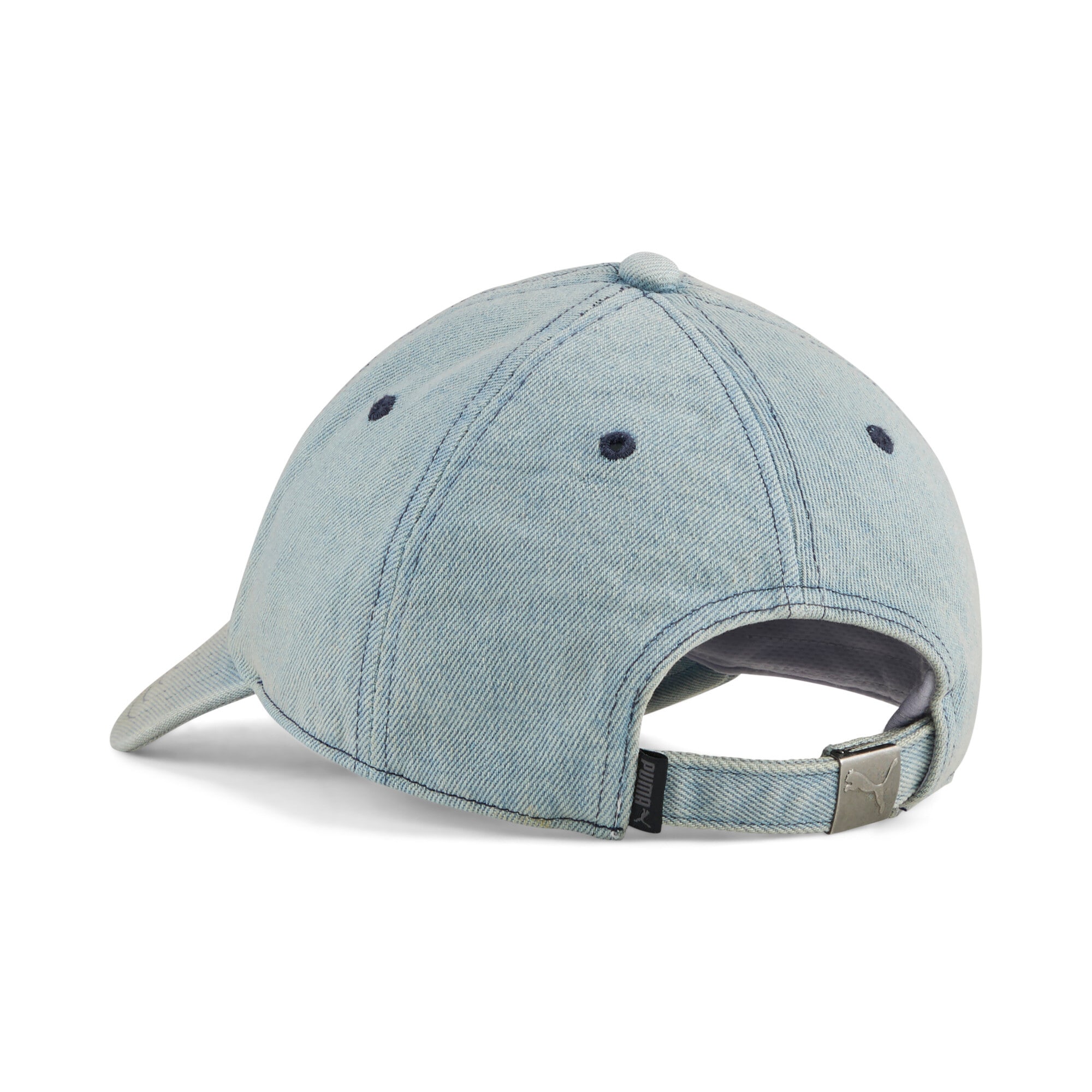 PUMA Baseball Cap »WARDROBE ESS METAL DAD CAP« lässiger Retro-Look, unstrukturierte Cap, lockere Passform