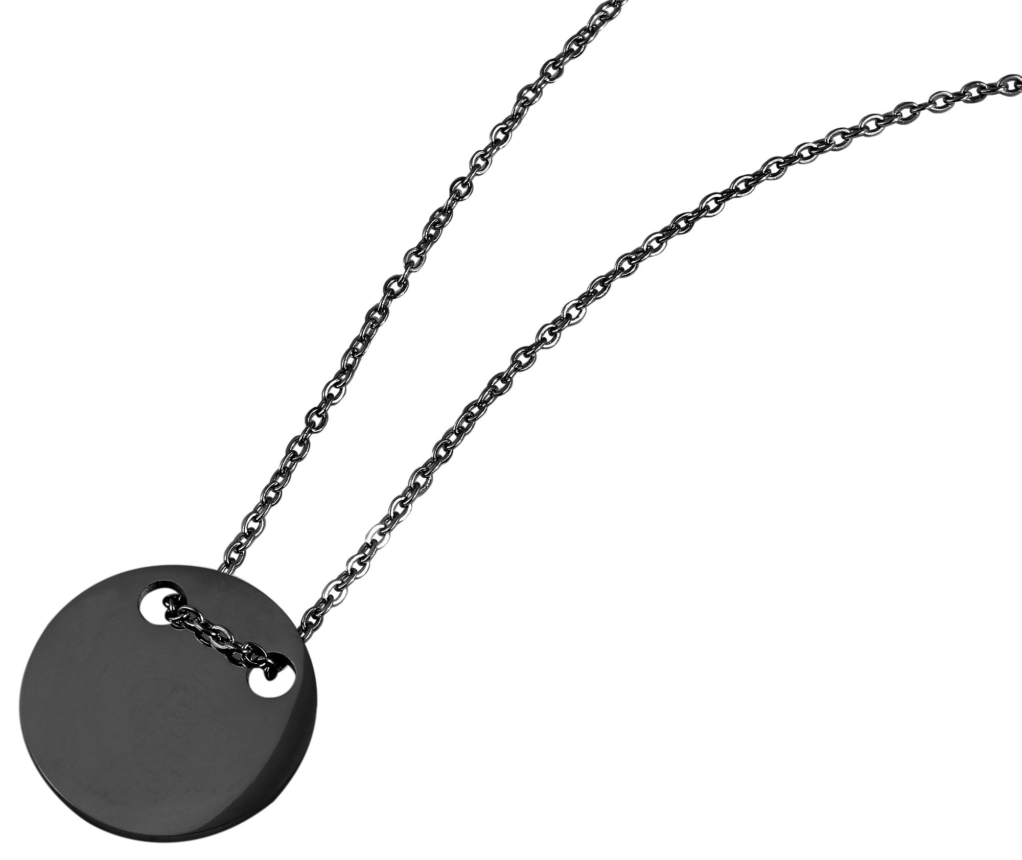 Adelia´s Kette ohne Anhänger »Unisex Halskette mit Anhänger ¿ Münze aus Edelstahl«
