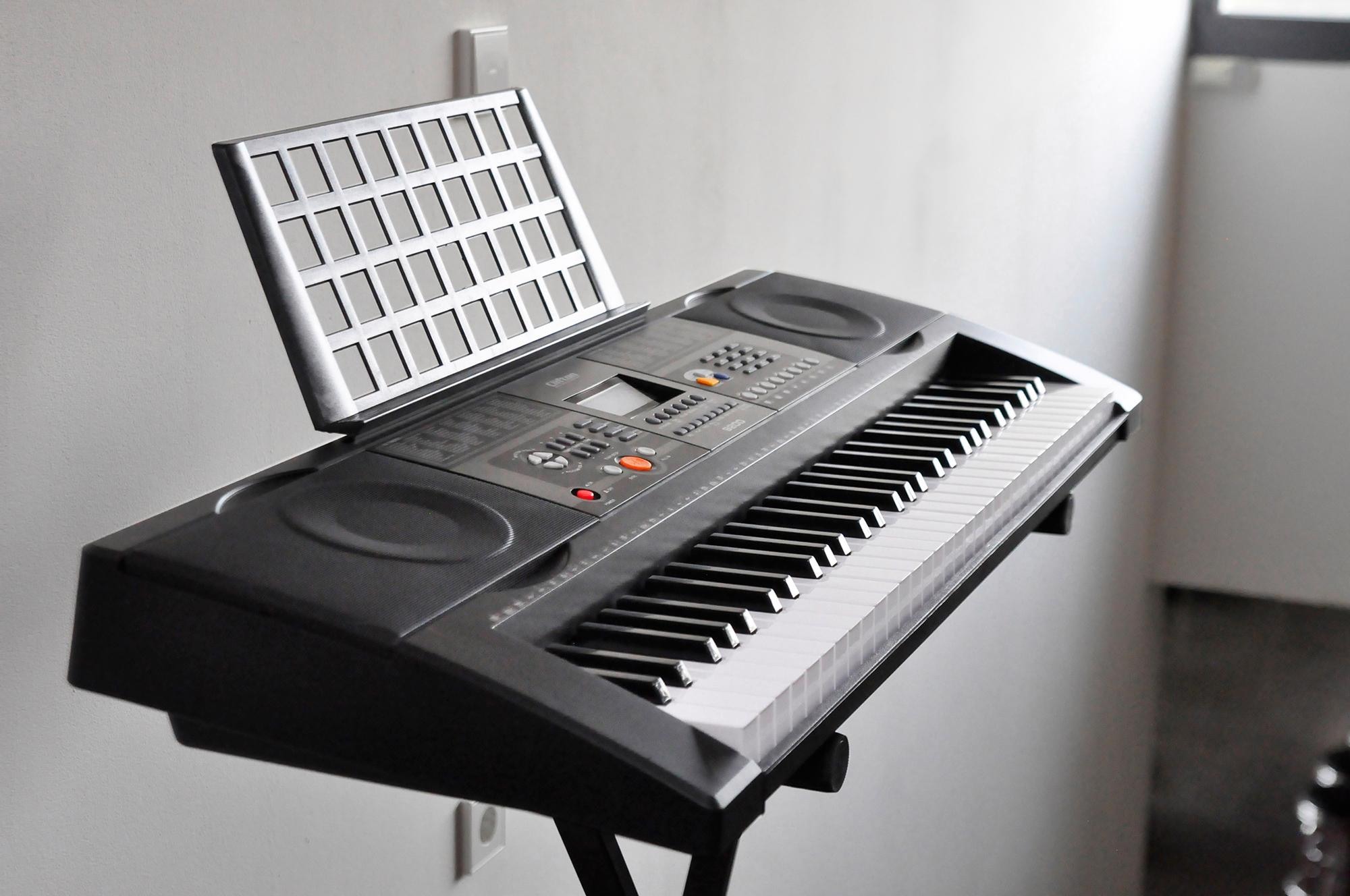 Clifton Home-Keyboard »61-Tasten Keyboard mit LC-Display«, (Set), mit Ständer
