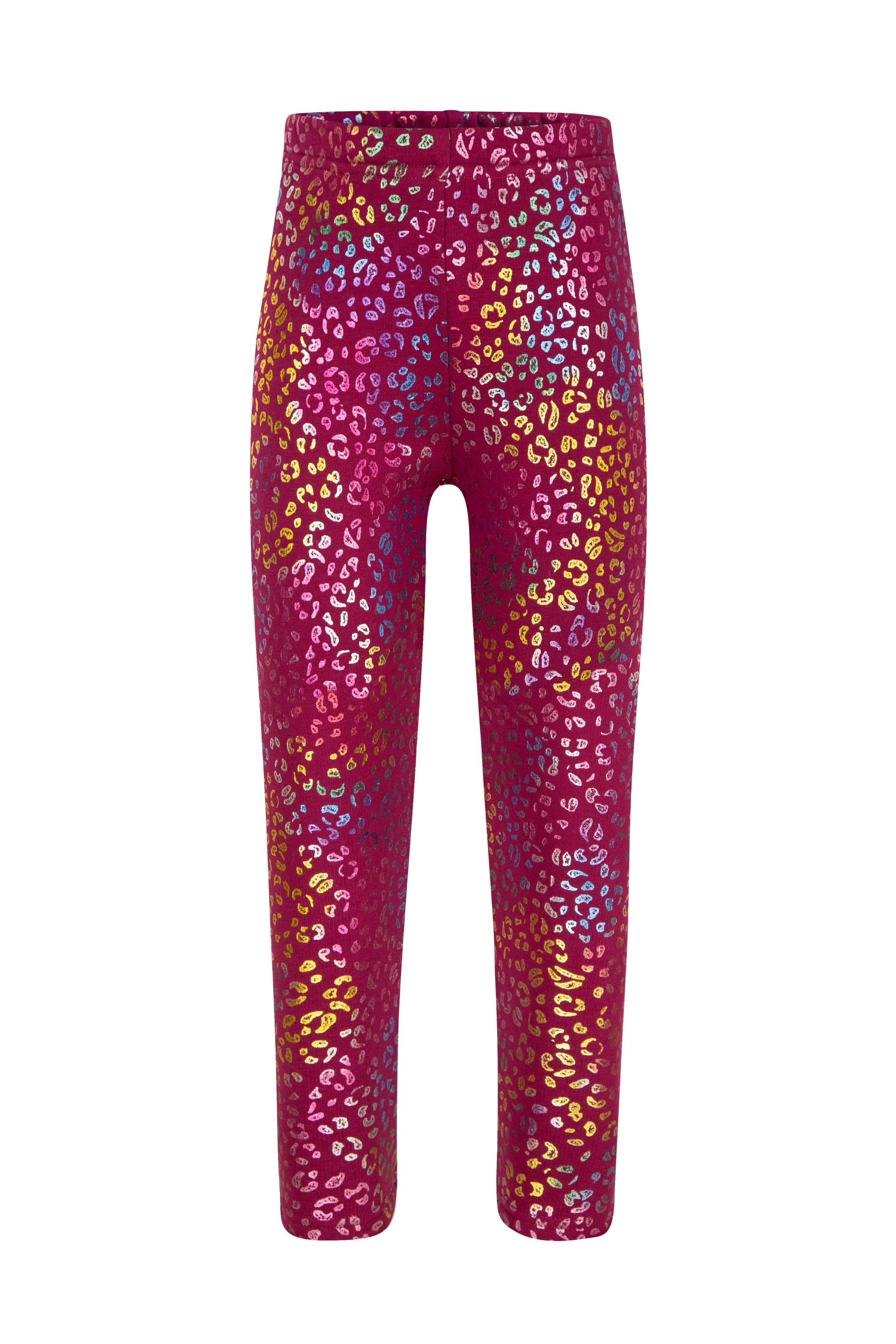 Happy Girls Mädchen Strickleggings im bunten Allover in lila, Größe 146