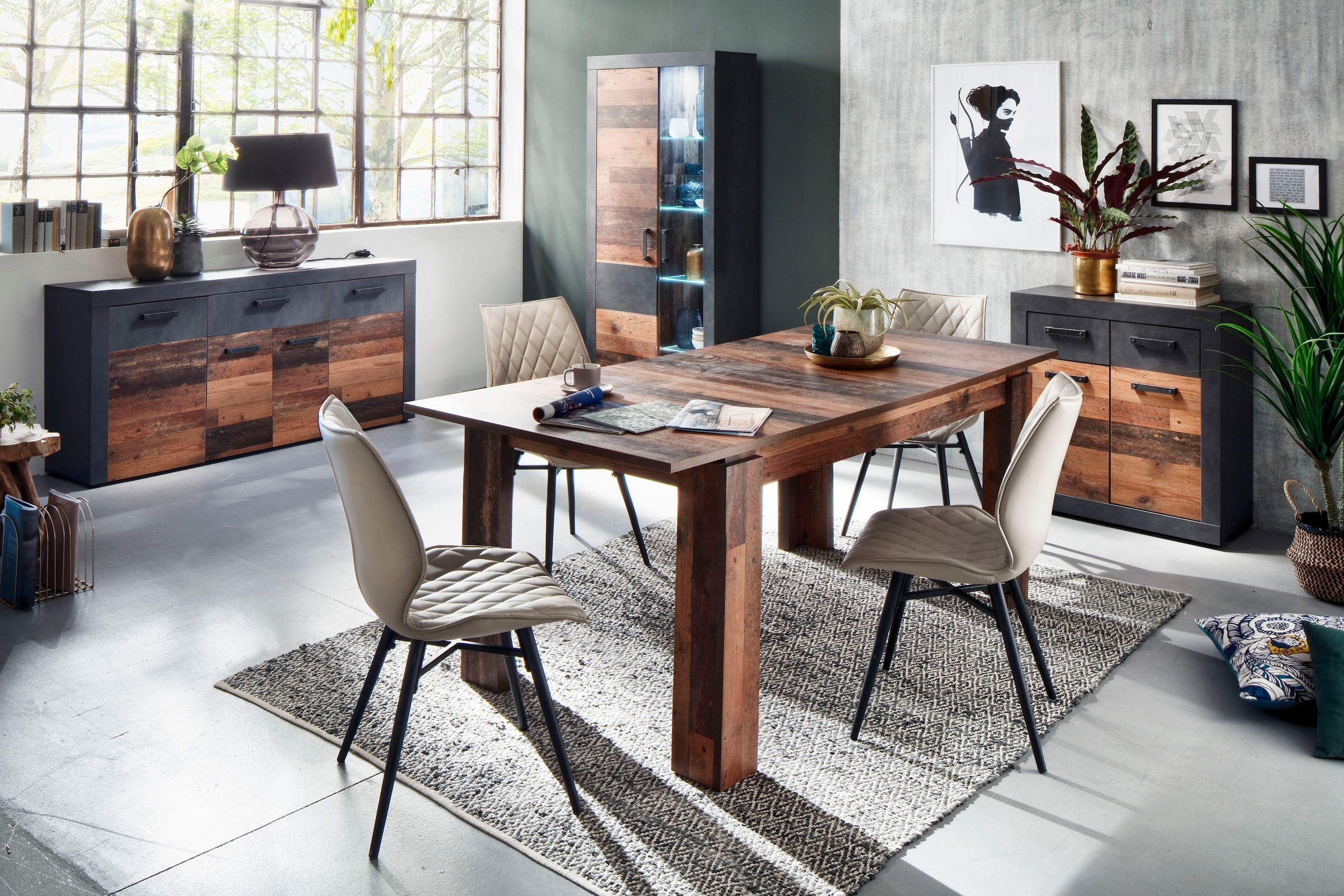 INOSIGN Esstisch »Tanum« Ausziehbarer Esszimmertisch 160-200 cm - Maße (B/T/H) 160/90/77 cm