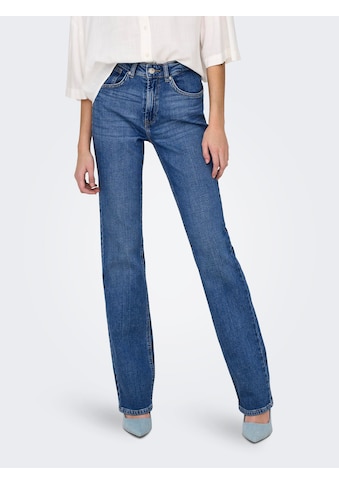 Bootcut-Jeans »ONLEVERLY MW SWEET FLARED DNM CRO187«