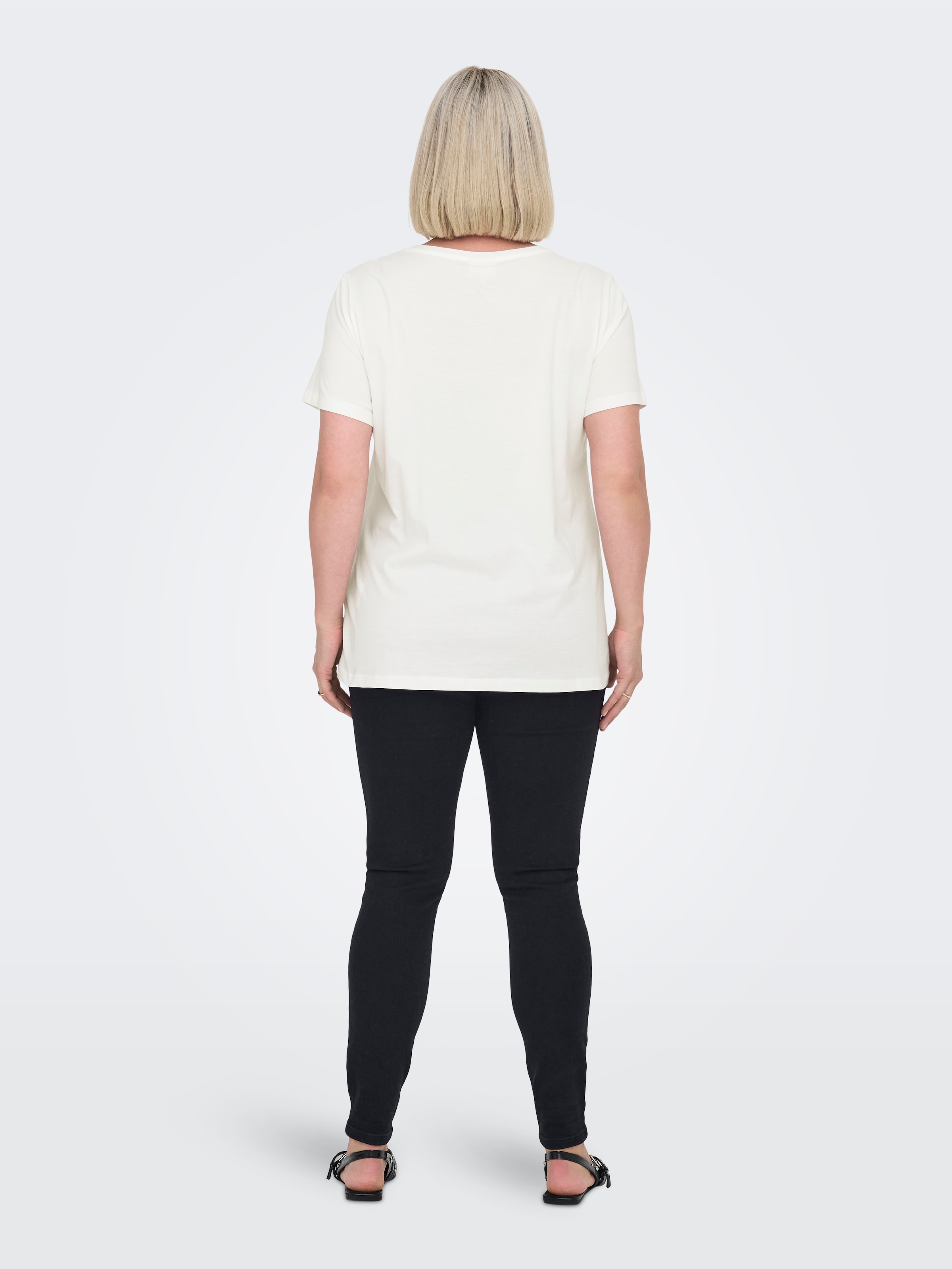 ONLY CARMAKOMA Kurzarmshirt »CARNEWMARILYN SS REG TEE LCS JRS«