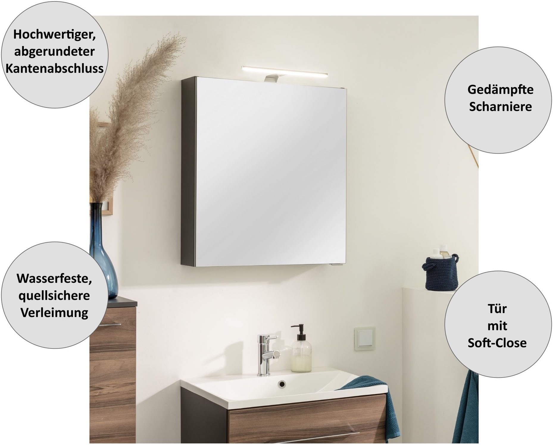 FACKELMANN Spiegelschrank
