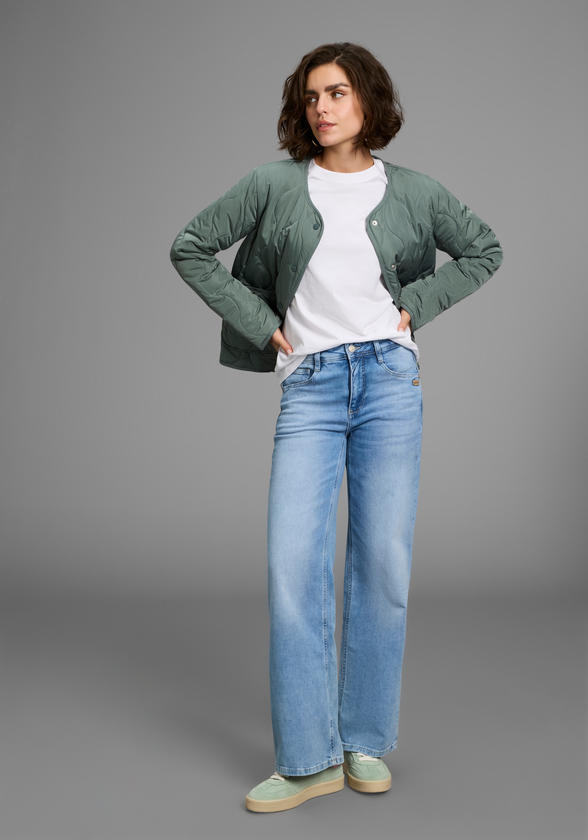 Laura Scott Steppjacke, ohne Kapuze, Leichte Übergangsjacke, mit modischem Steppmuster