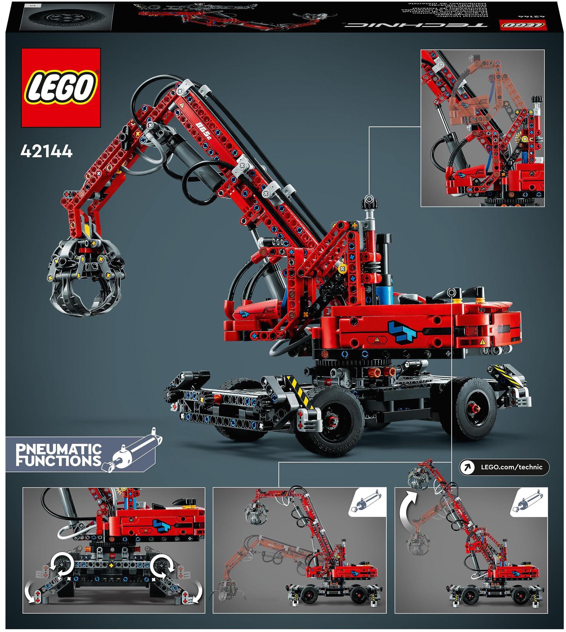 LEGO® Konstruktionsspielsteine »Umschlagbagger (42144), LEGO® Technic«, (835 St.)
