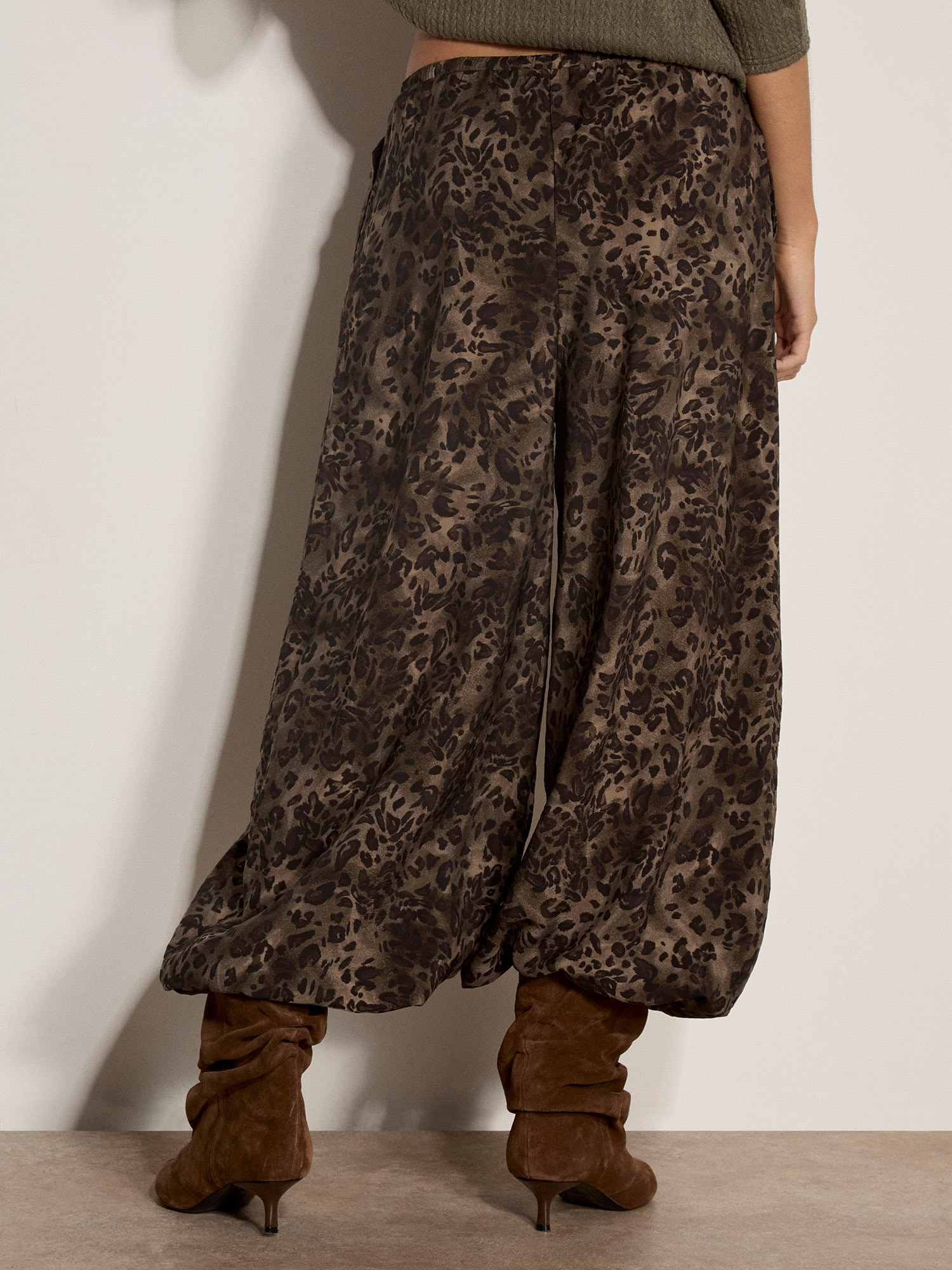 Apricot Relaxhose »Weite Webhose«  mit Leopardenmuster