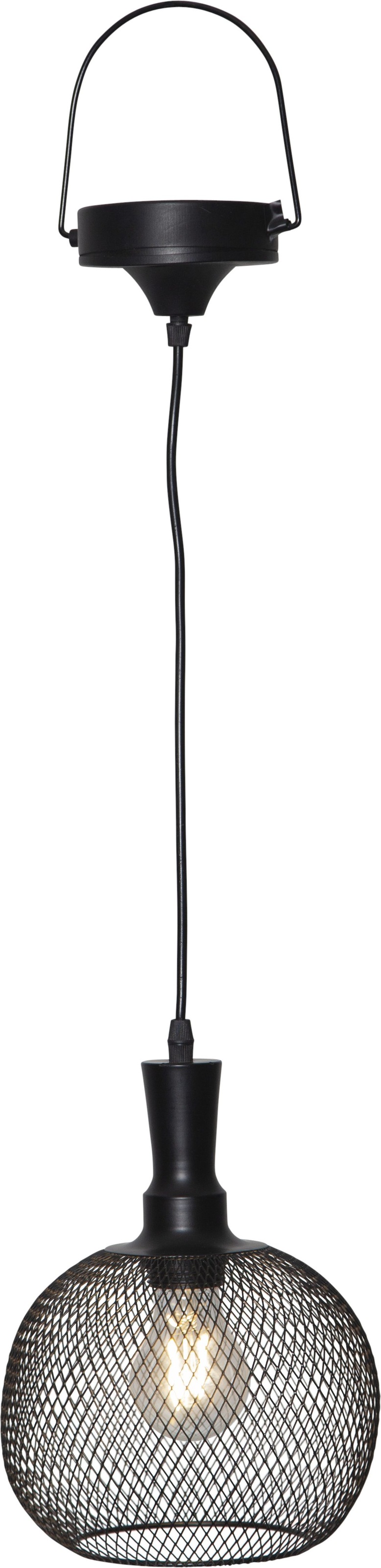 Parforce Traditional Hunting LED Solarleuchte »Solarlampe Sunlight« LED-Board 1 Stk. Warmweiß Solar-Hängelampe aus Metall, 5Lm, Dämmerungssensor