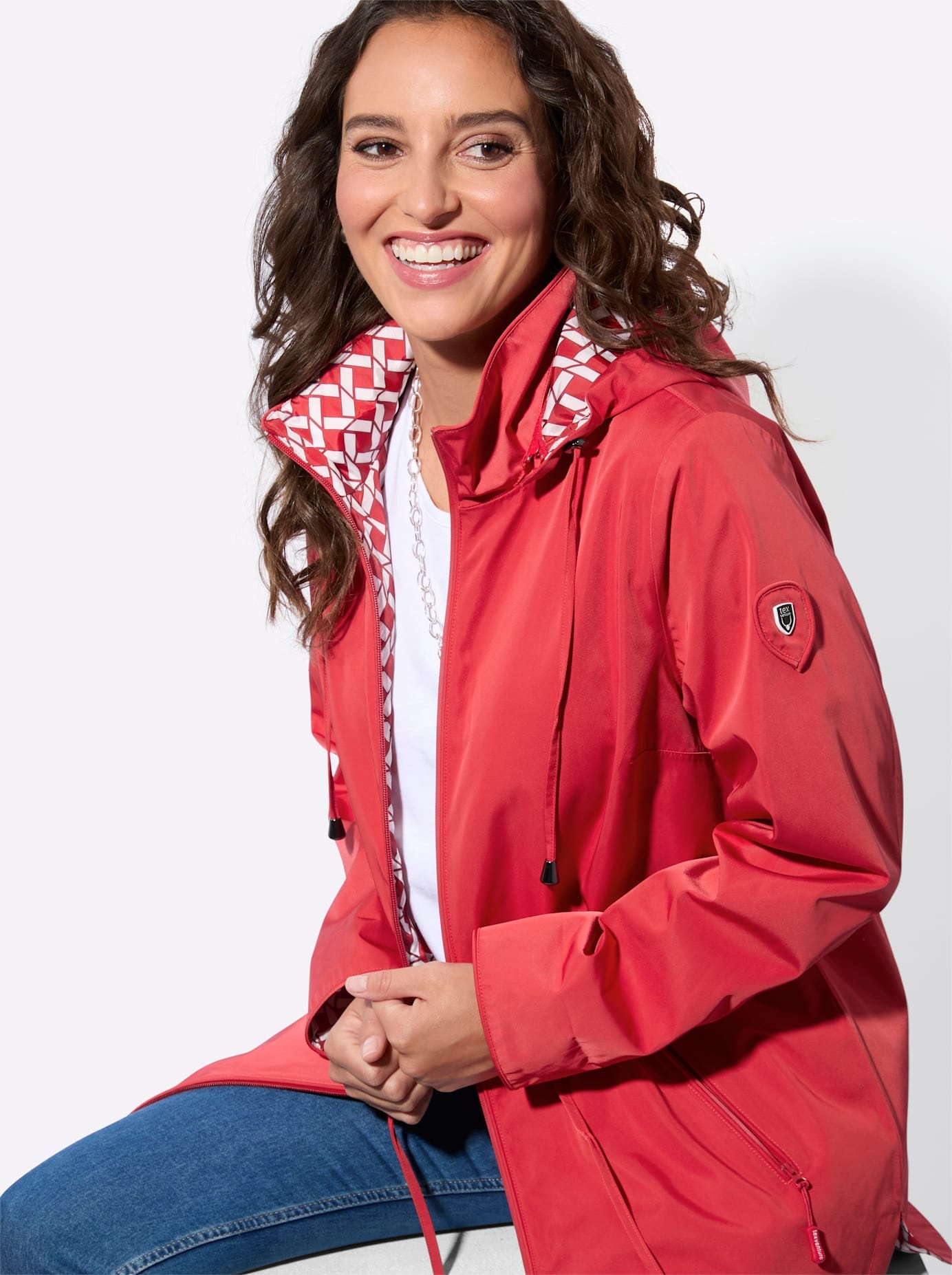 Casual Looks Funktionsjacke mit Kapuze
