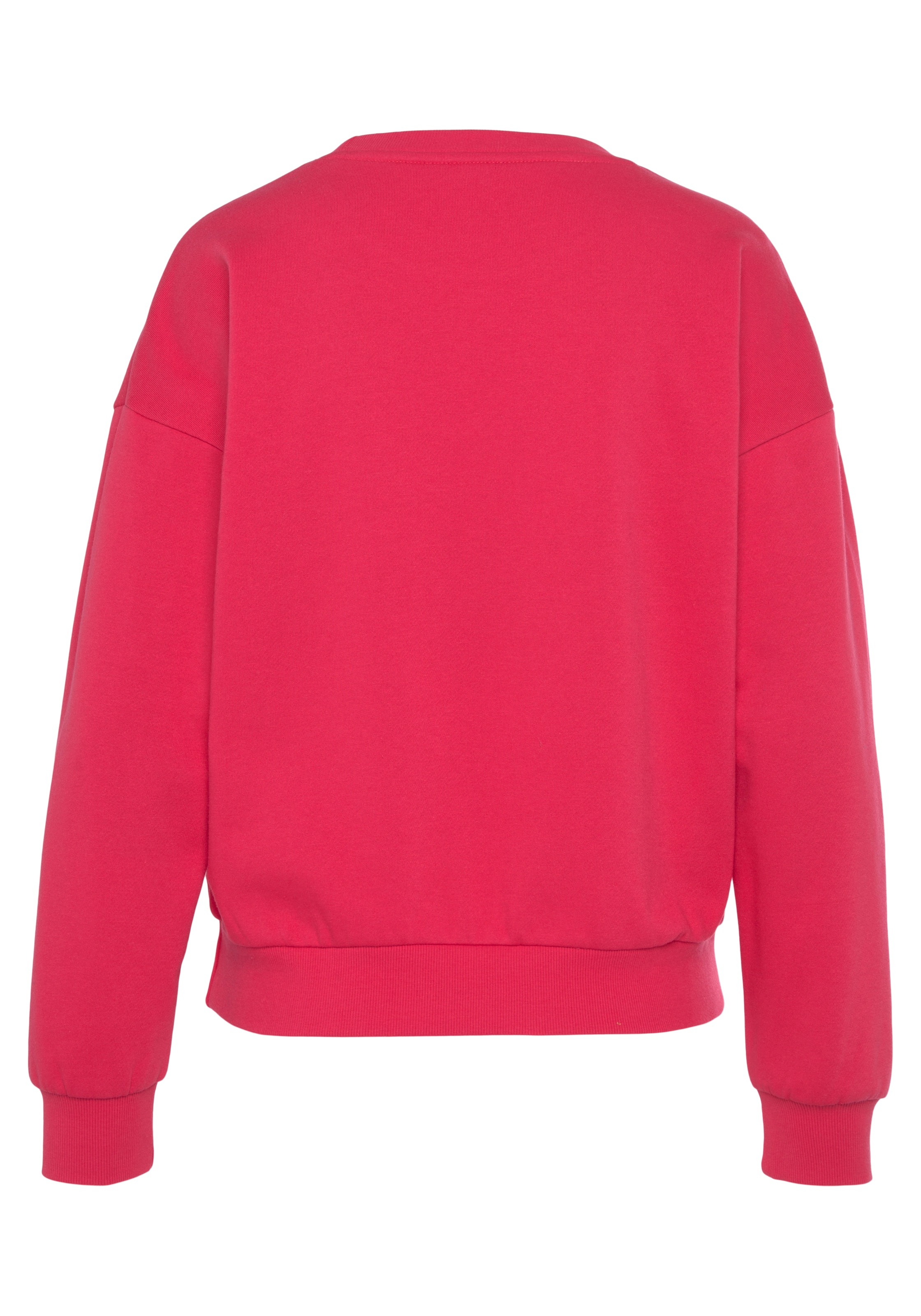 Bench. Loungewear Sweatshirt, mit glänzendem Logodruck, Loungewear