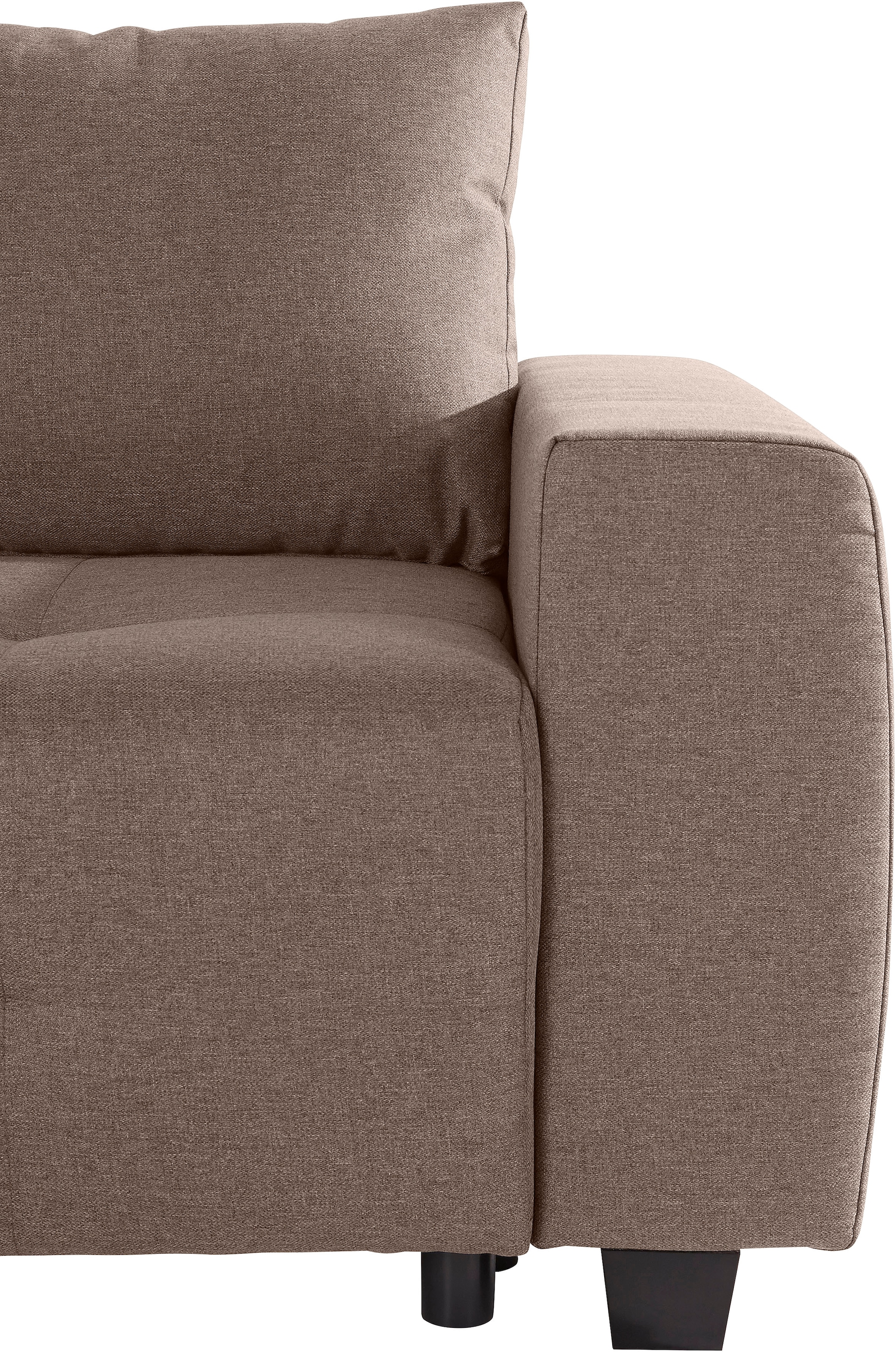 COLLECTION AB Schlafsofa »Bella«, mit Bettfunktion und Bettkasten, inkl. loser Rücken- und Zierkissen
