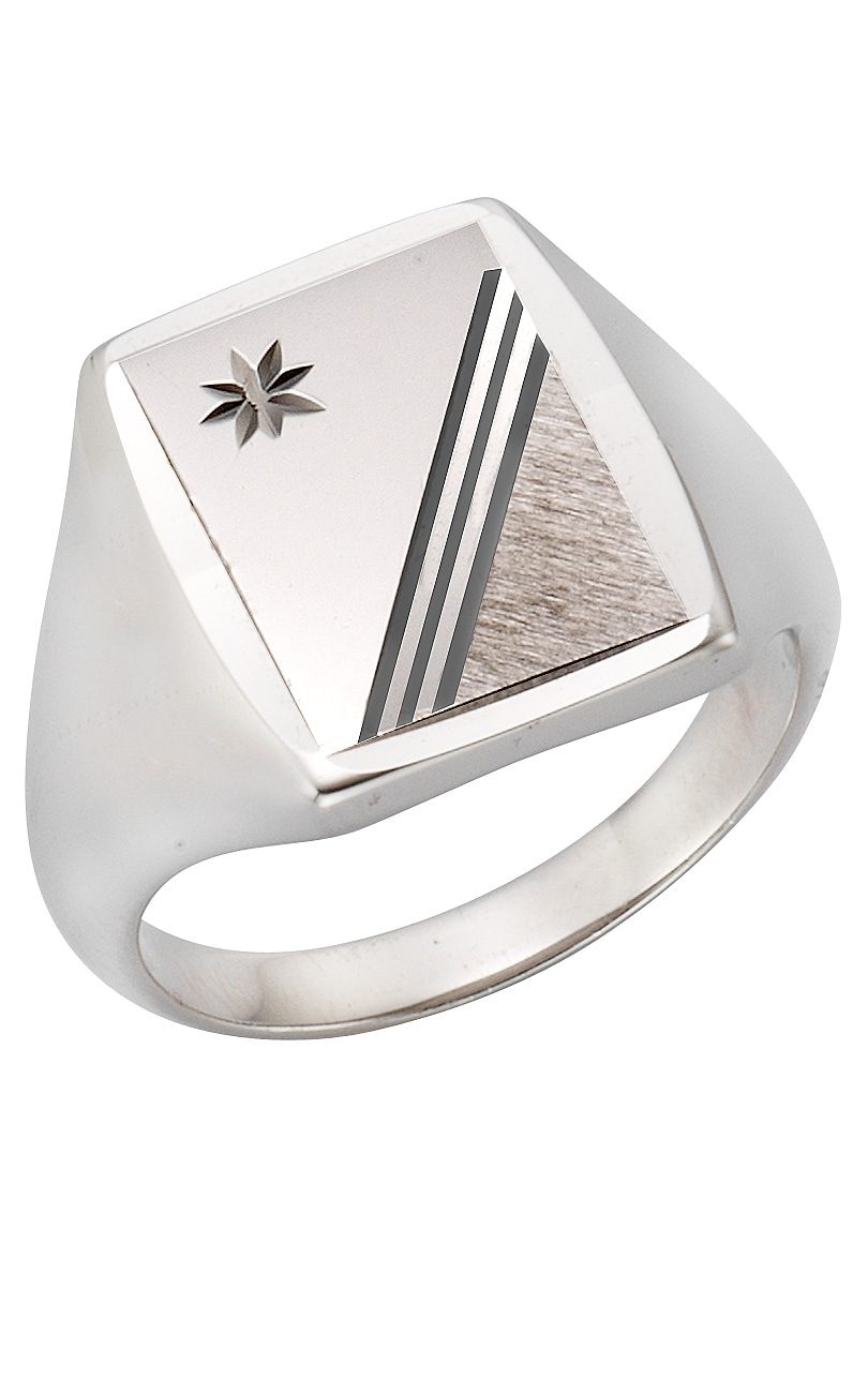 Firetti Fingerring »Schmuck Geschenk Silber 925 Herrenring Silberring Siegelring«