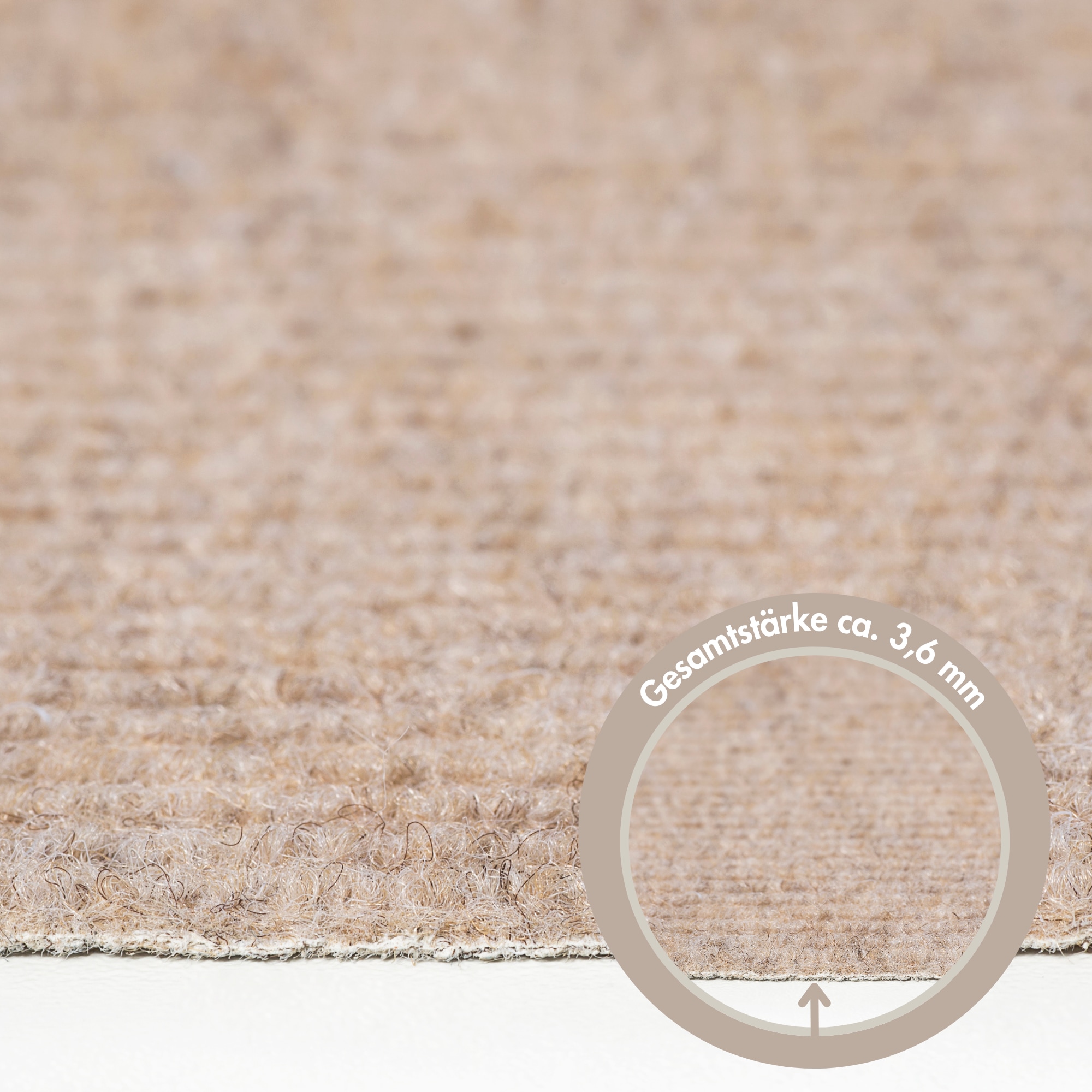 Andiamo Stufenmatte »Paris, Made in Poland« halbrund 2 mm Höhe selbstklebend, 15 Stück in einem Set