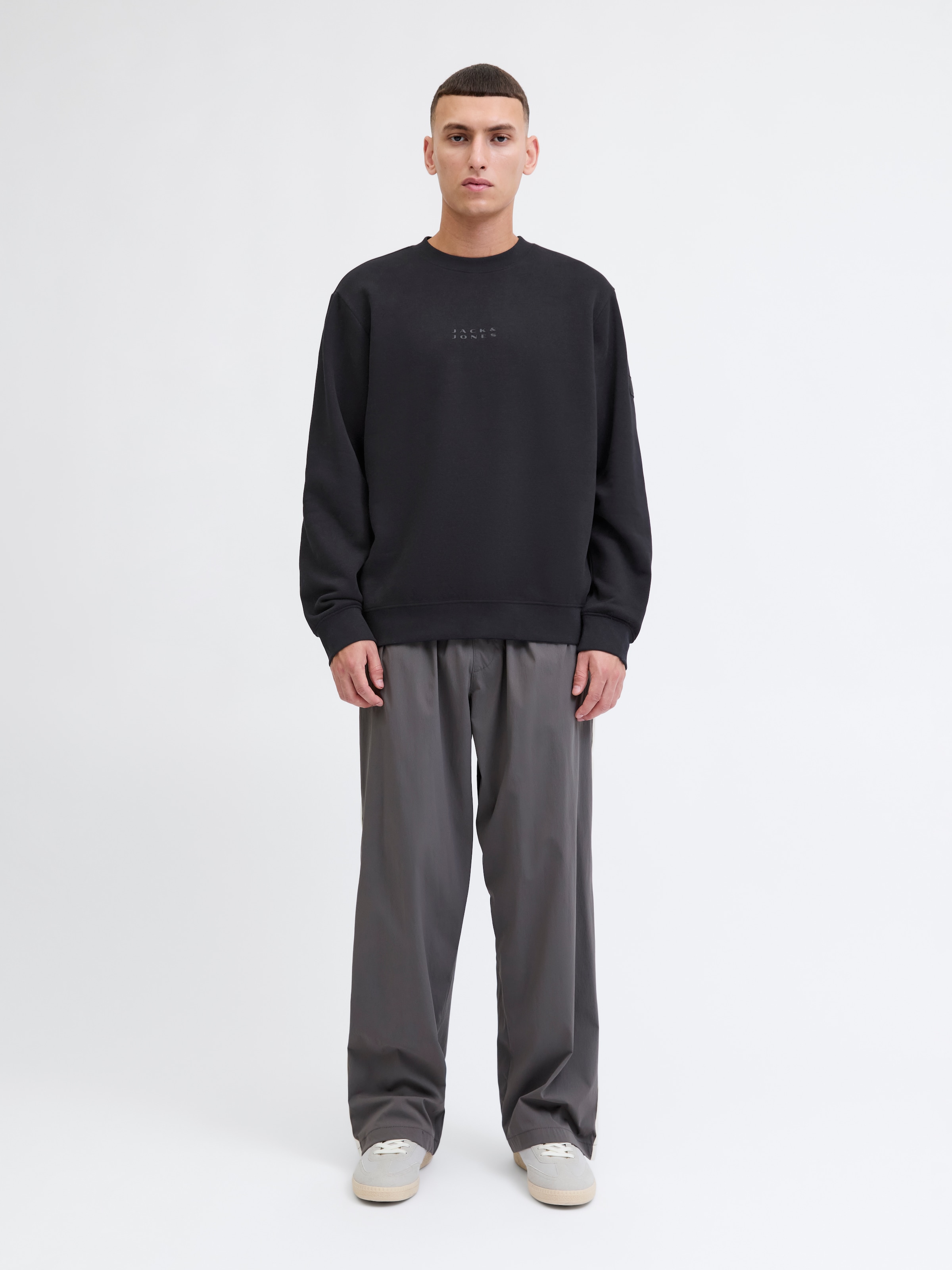 Jack & Jones Sweatshirt »JCOPOINT SWEAT BADGE CREW NECK BF«
