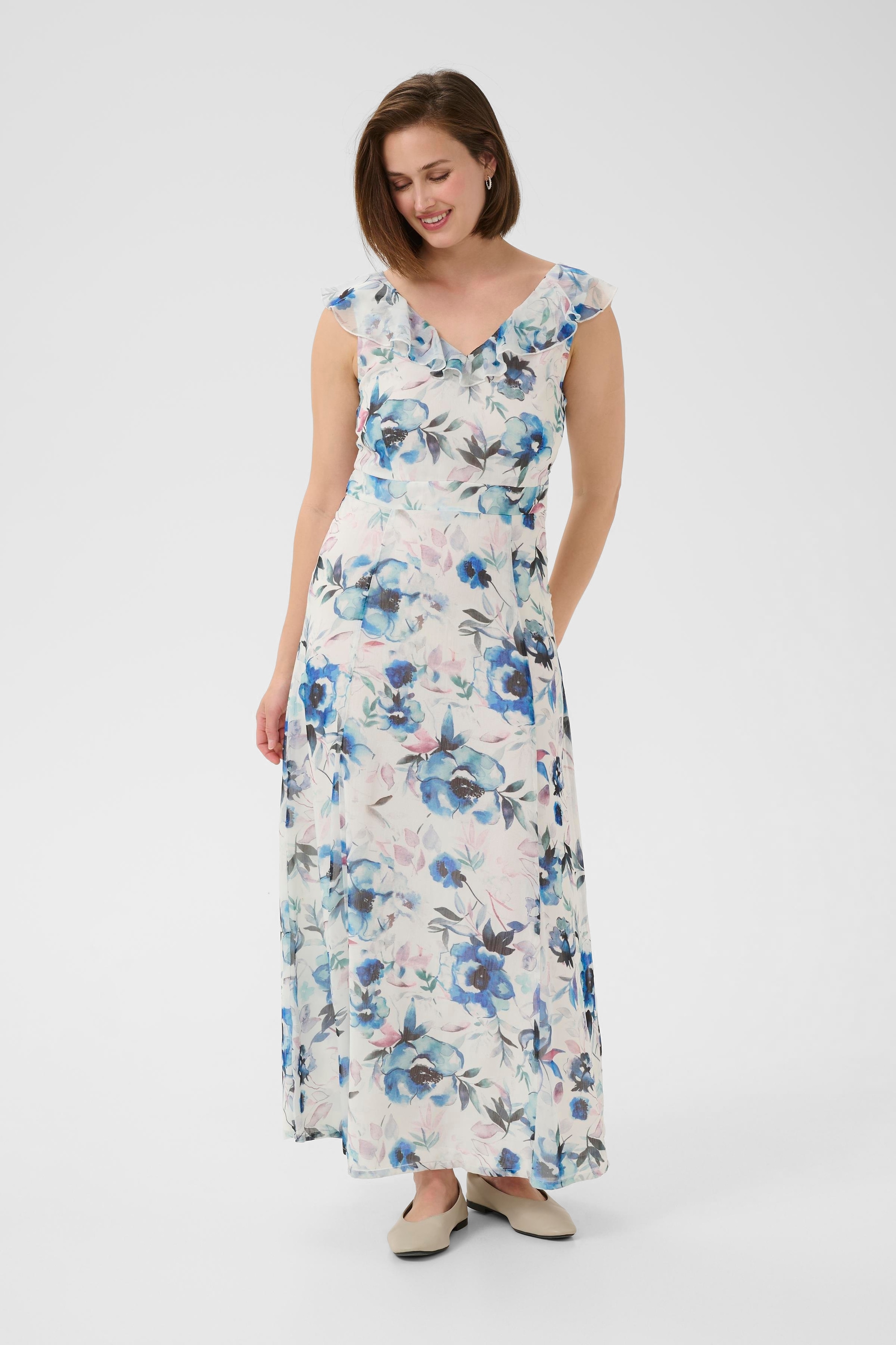 KAFFE Midikleid »Kleid KAelsa«