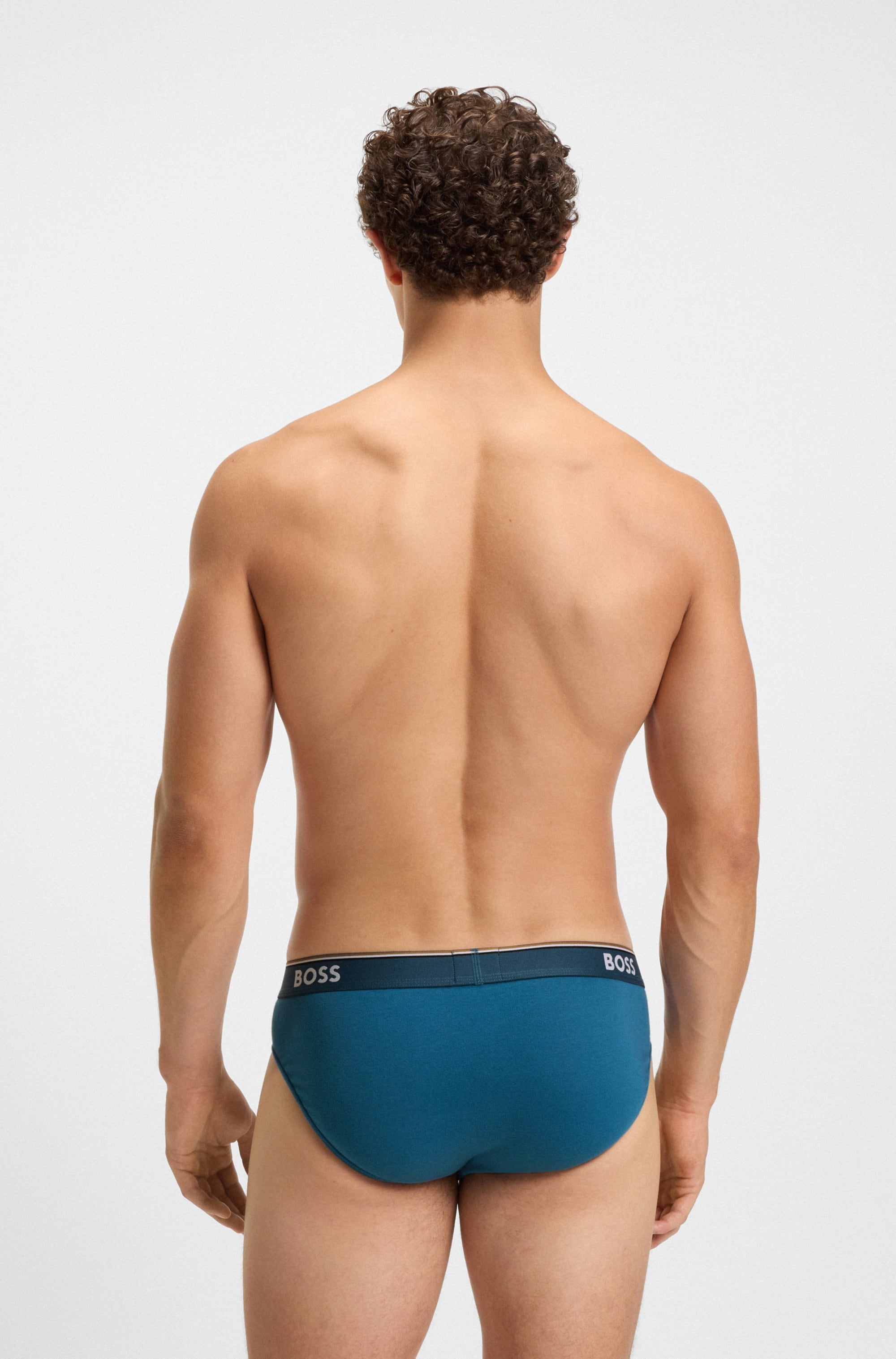 BOSS Slip »Brief 3P Power« Packung, 3 Stk. mit BOSS Schriftzug