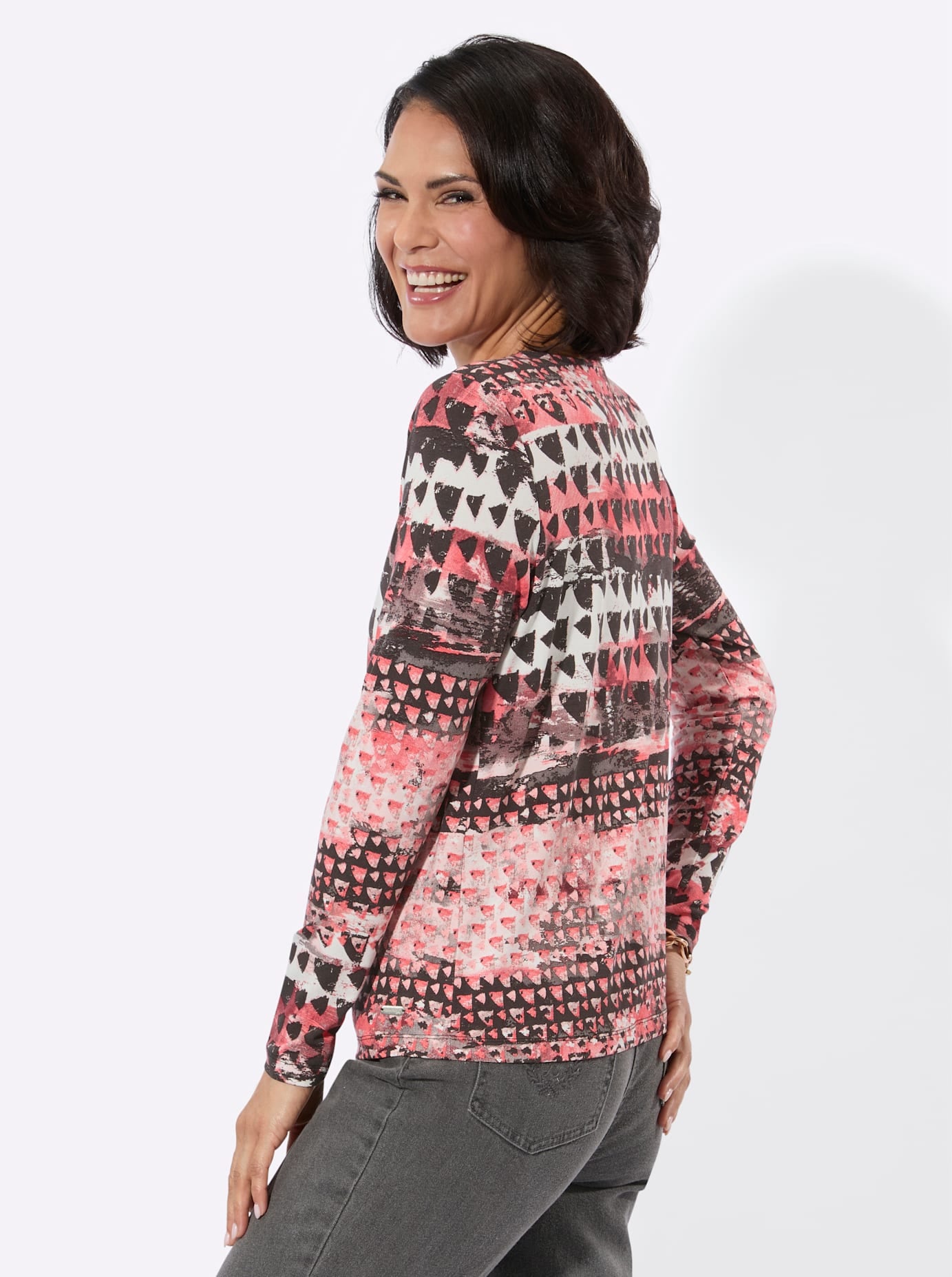 Casual Looks Langarmshirt »Rundhals-Shirt« 1