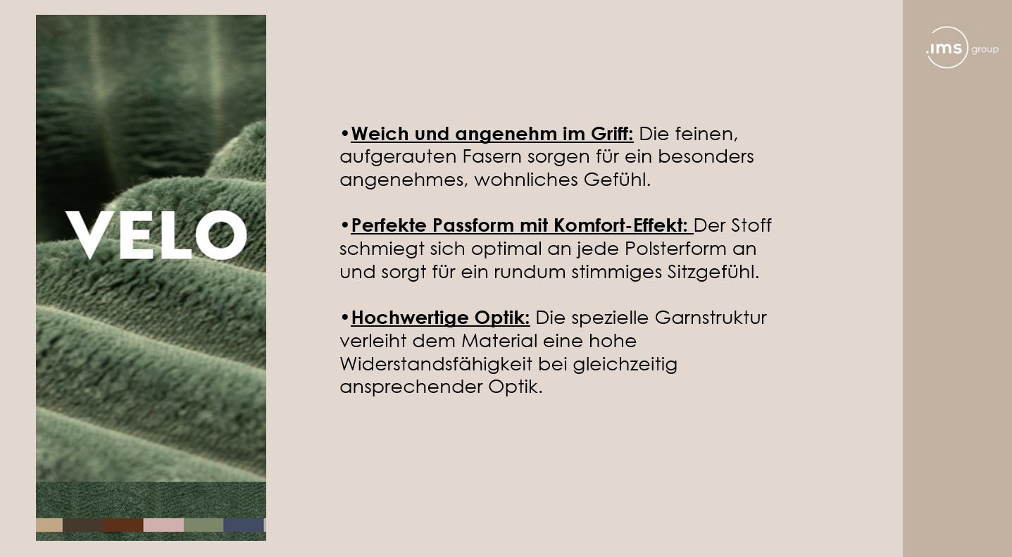 TRENDMANUFAKTUR Sessel »Be Fluffy, mit Rundumbezug, moderner breiter Kedernaht« mit softem Sitzkomfort, in hochwertigem Breitcord mit weicher Haptik