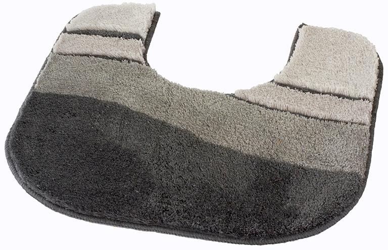 Kleine Wolke Badematte »Siesta«, rutschhemmend beschichtet, fußbodenheizungsgeeignet, Badteppich, oval, Wellen Design, Hoch-Tief Effekt, waschbar