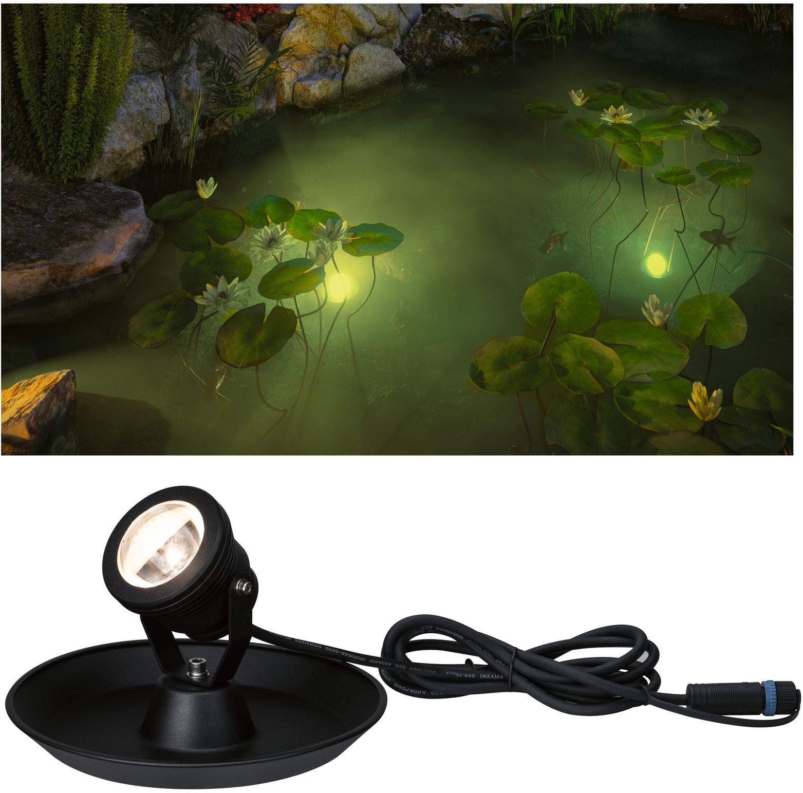 LED Teichleuchte »Plug & Shine«, 1 flammig, Leuchtmittel LED-Modul | LED fest...