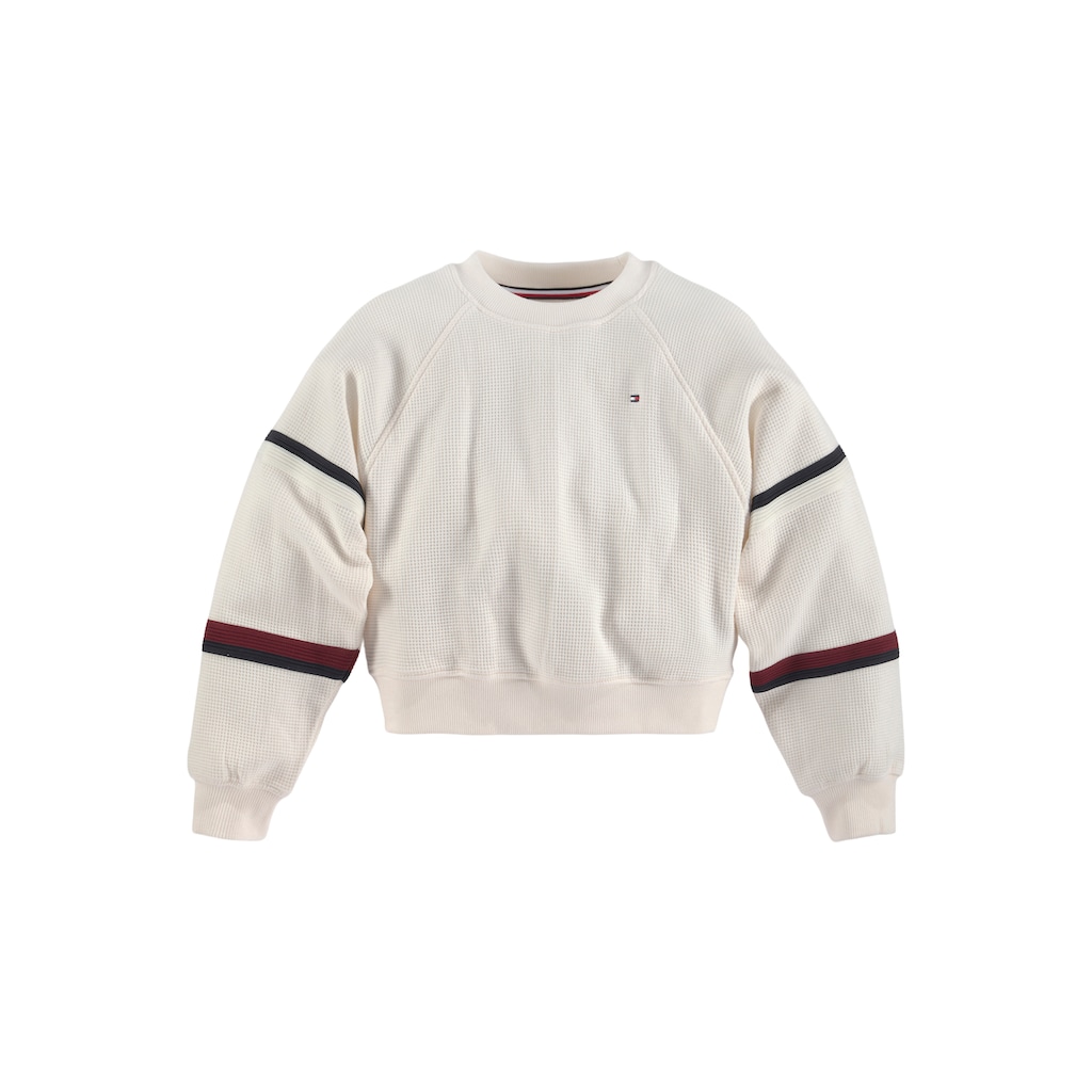 Tommy Hilfiger Sweatshirt »GLOBAL STRIPE WAFFLE SWEATSHIRT«
