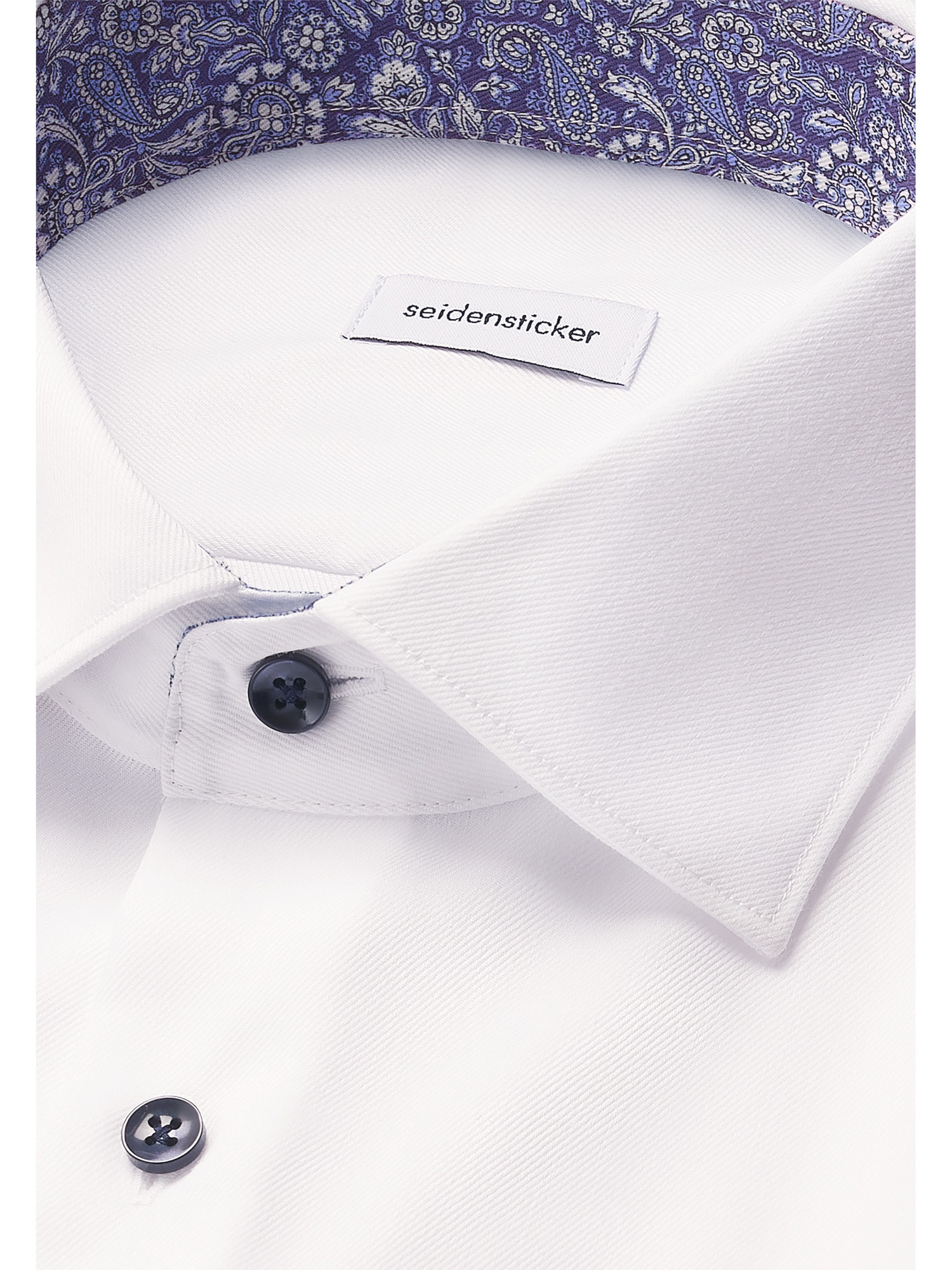 seidensticker Businesshemd »Schwarze Rose«, Slim 1/1 Kentkragen Uni