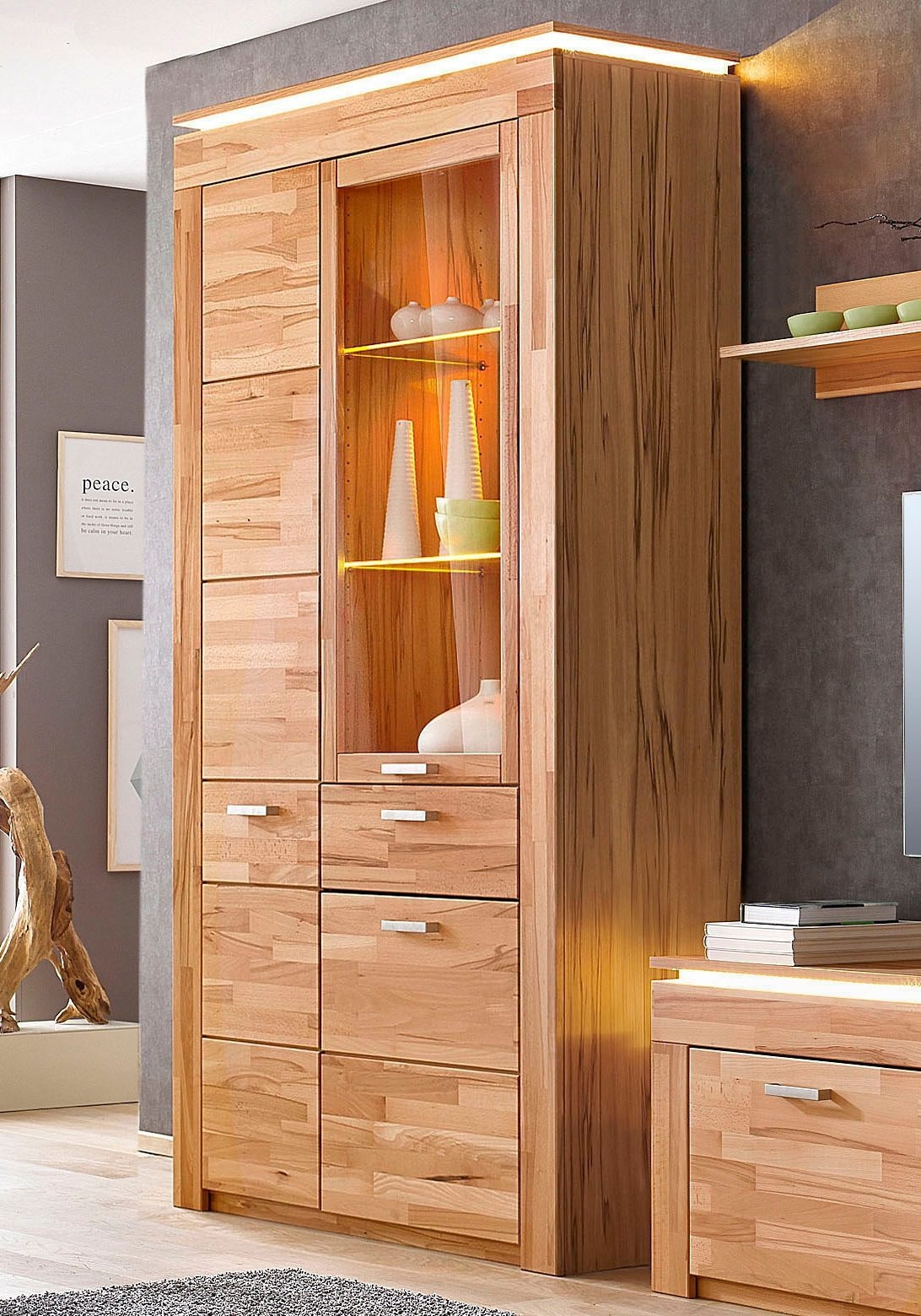 VOGL Möbelfabrik Vitrine, Höhe 209 cm kaufen online