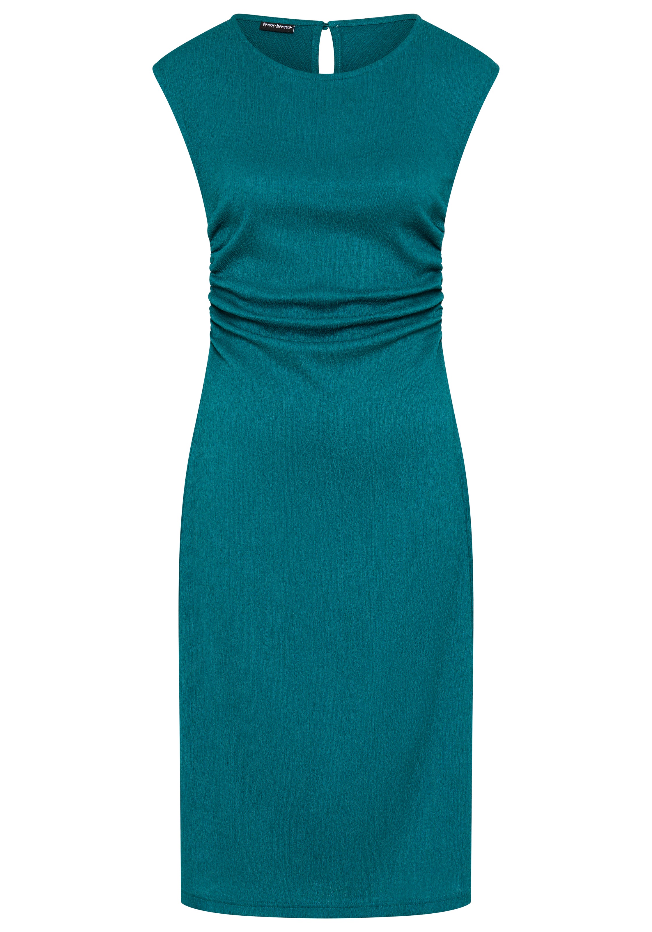 Bruno Banani Sommerkleid wadenlang, ärmellos, U-Boot-Ausschnitt, figurbetont, aus Jersey