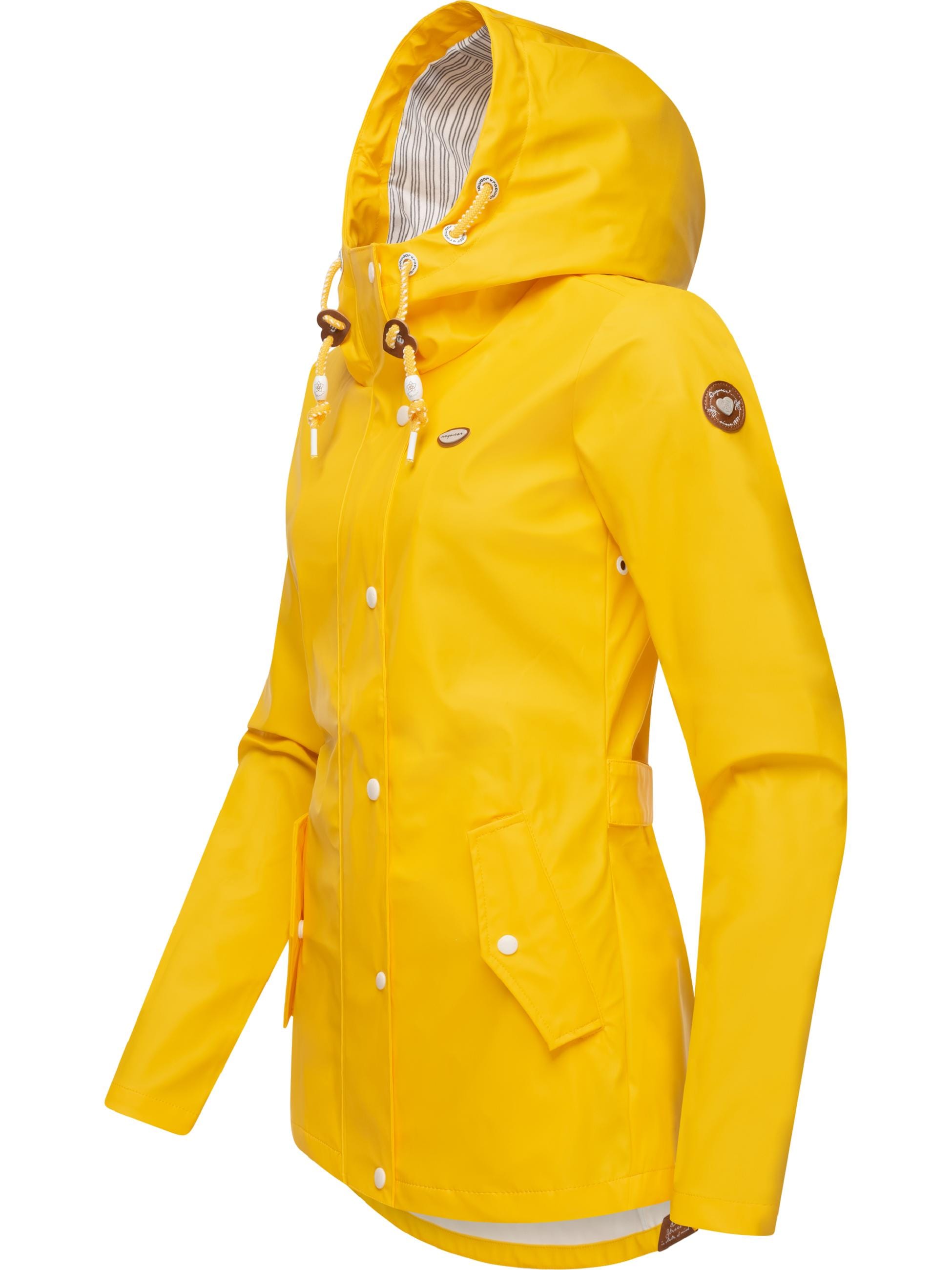 Ragwear Regenjacke »Regenjacke YM-Marge«, mit Kapuze, stylische Übergangsjacke mit großer Kapuze