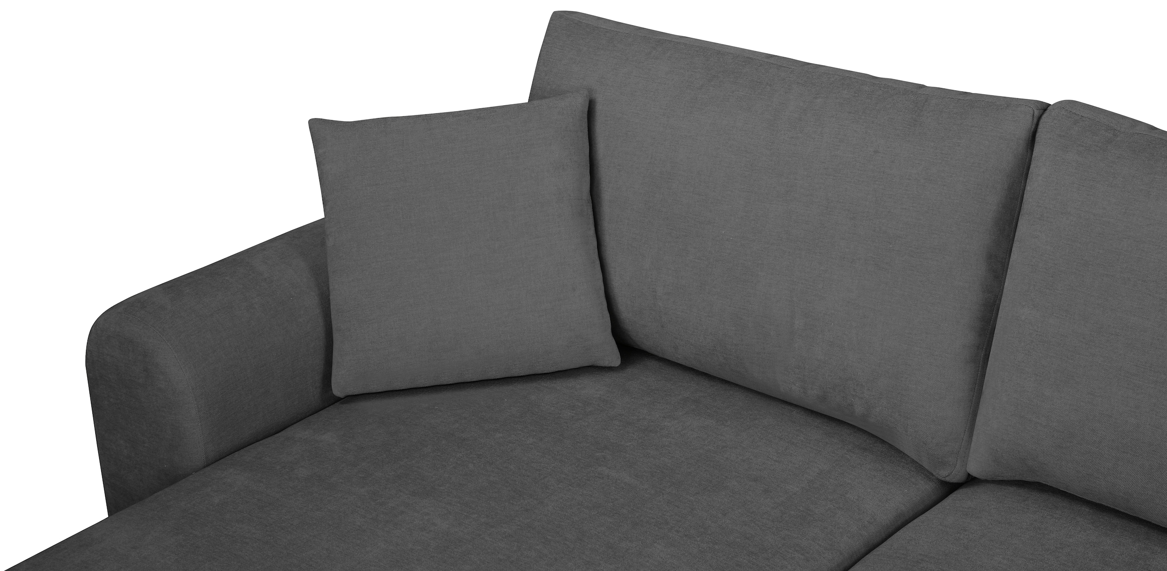 OTTO home Wohnlandschaft »JONAA Feinstruktur, U-Form, 311 cm. -OTTO. Verlässliche Qualität« Tonnentaschen-Federkern, Bettkasten, Schlafsofa (133/270)