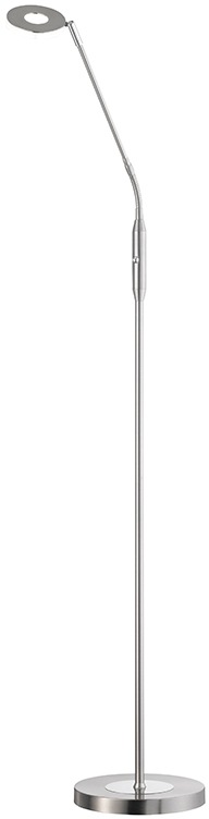 Fischer & Honsel LED Stehlampe »Dent« LED-Modul 1 Stk. Neutralweiß Warmweiß in grau, Größe Ø 23 cm Höhe: 150 cm