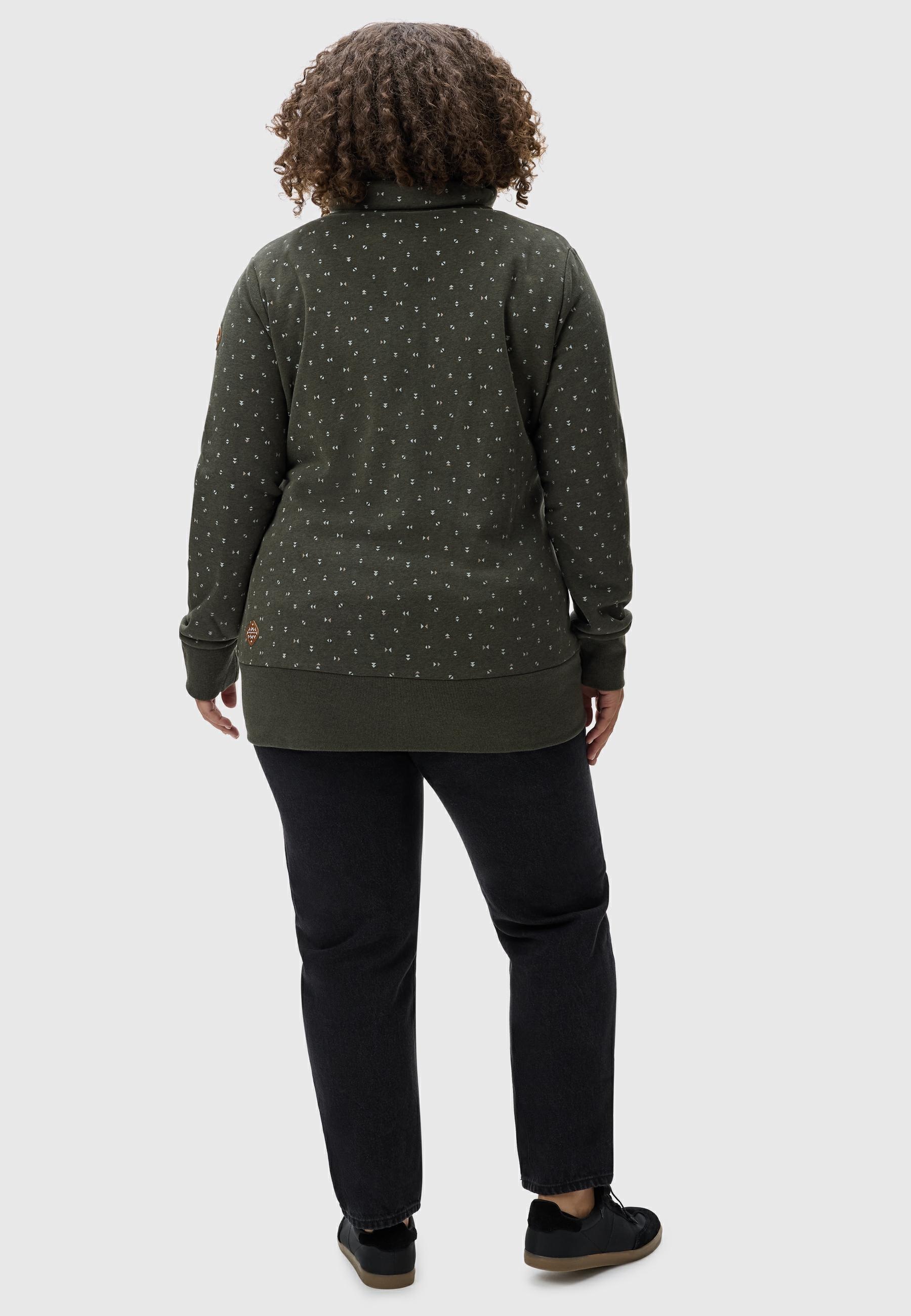 Ragwear Kapuzensweatjacke »Kapuzensweatjacke Rylie Print Zip Plus«
