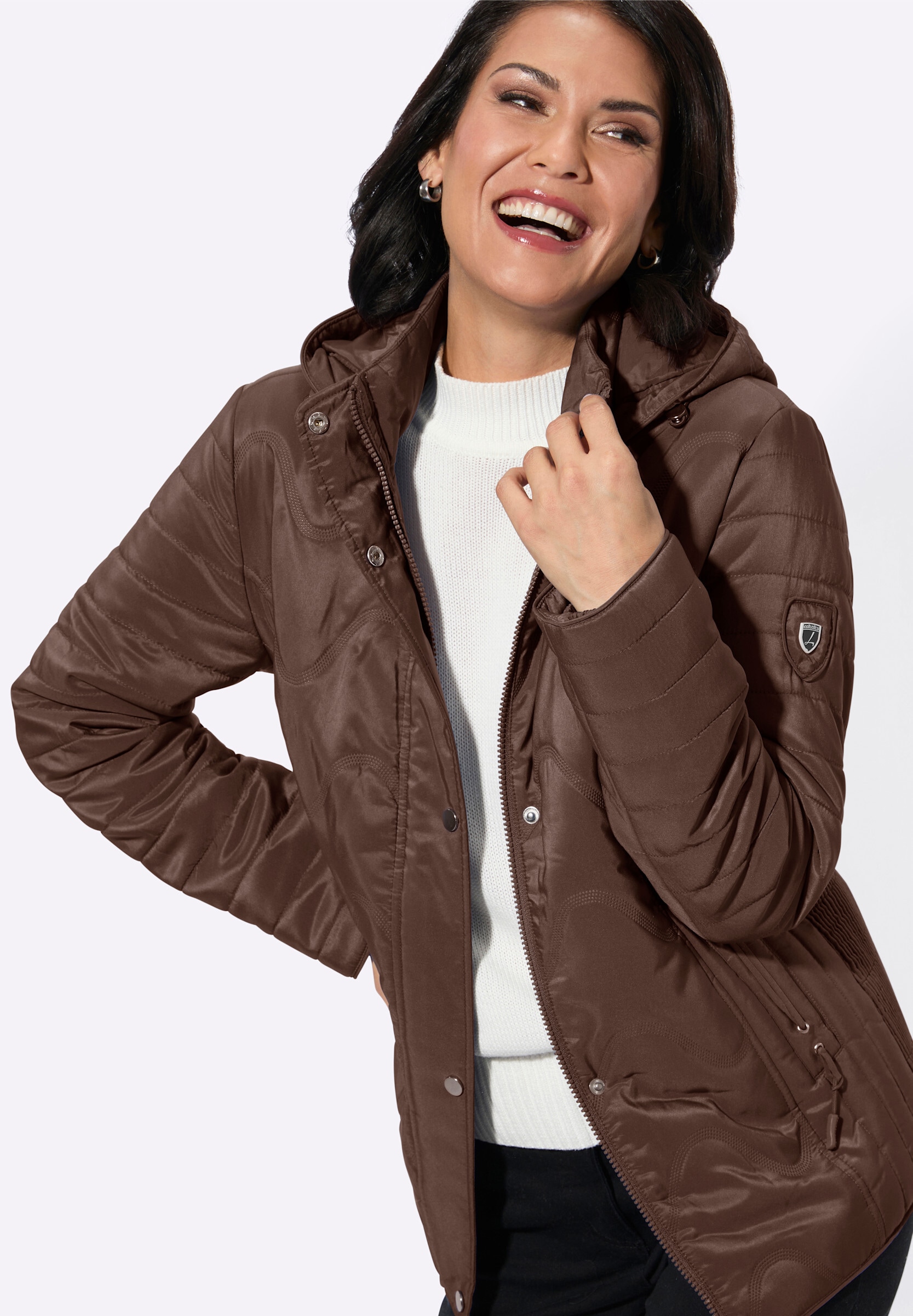 Witt Steppjacke »Steppjacke Steppjacke mit Windstopper« mit Kapuze