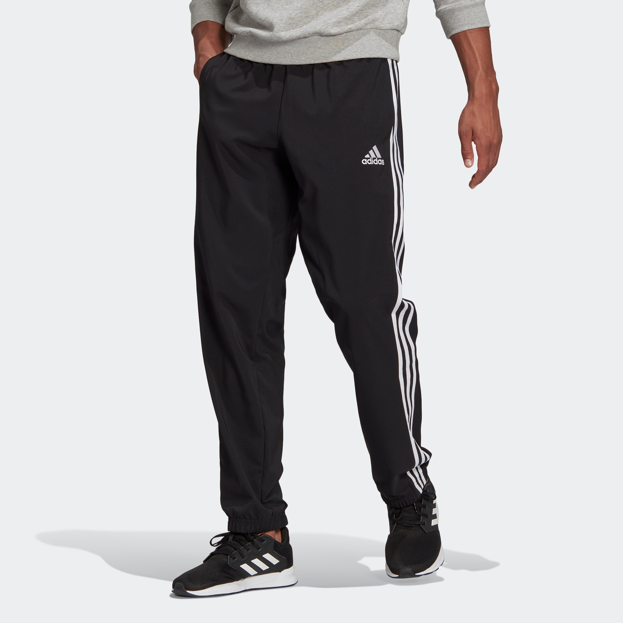 adidas Performance Sporthose »AEROREADY ESSENTIALS ELASTIC CUFF 3-STREIFEN HOSE«