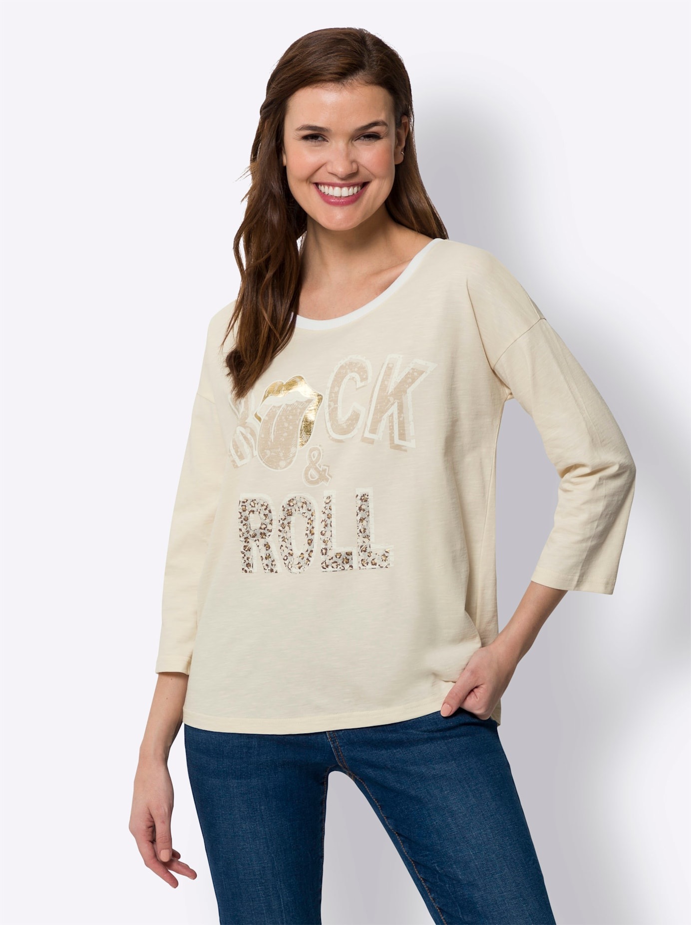 heine 3/4-Arm-Shirt »Shirt«, (1 tlg.)