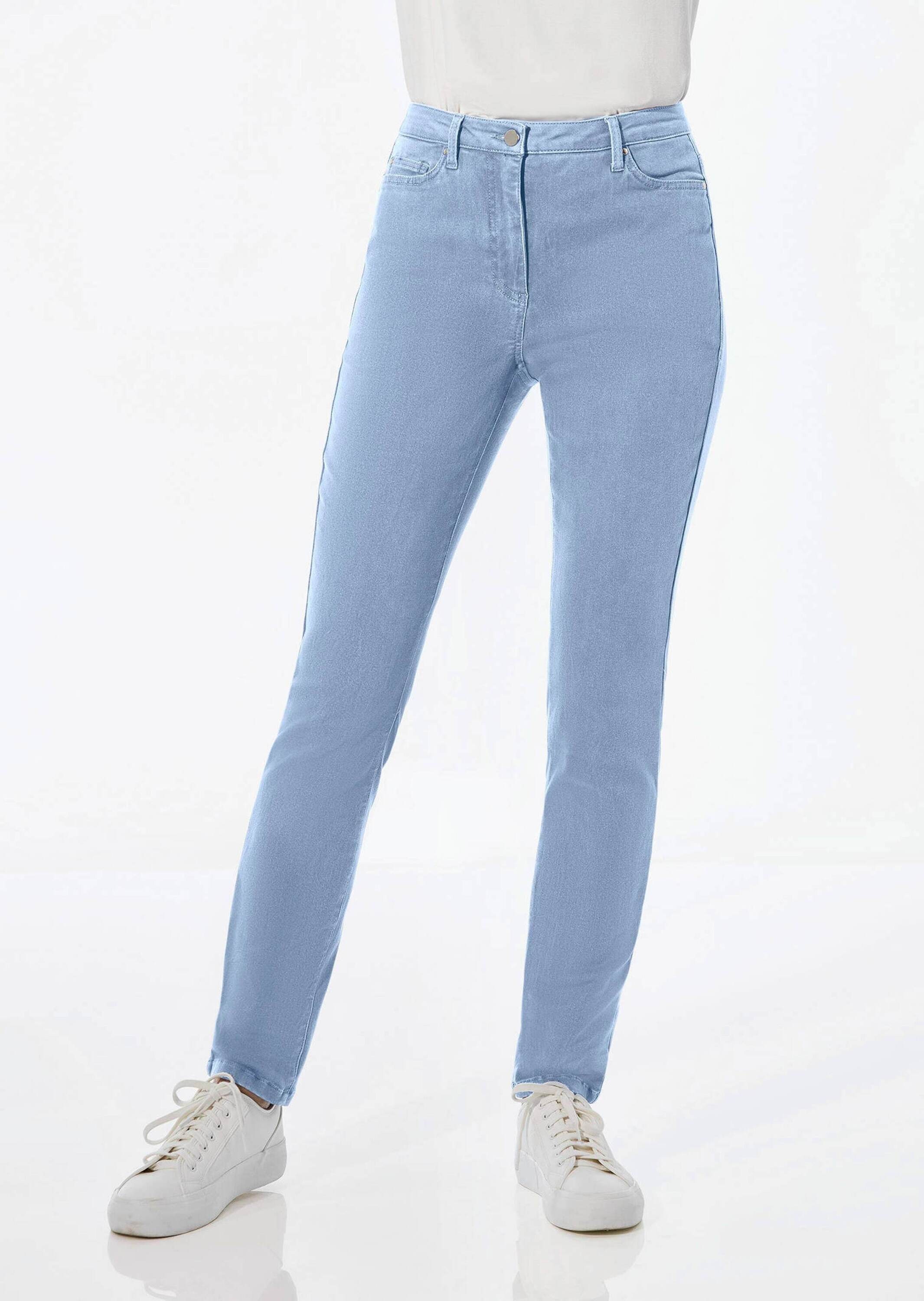 GOLDNER Regular-fit-Jeans »Lange Freizeithose BELLA mit Formbund«